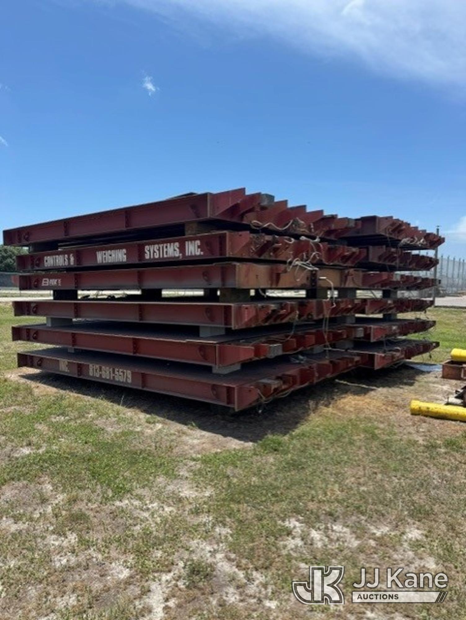 (3) B-Tek Centurion 70 Foot by 11 Foot 100k LB CLC Rated Digital Truck Scales, Manatee County BOCC Unit