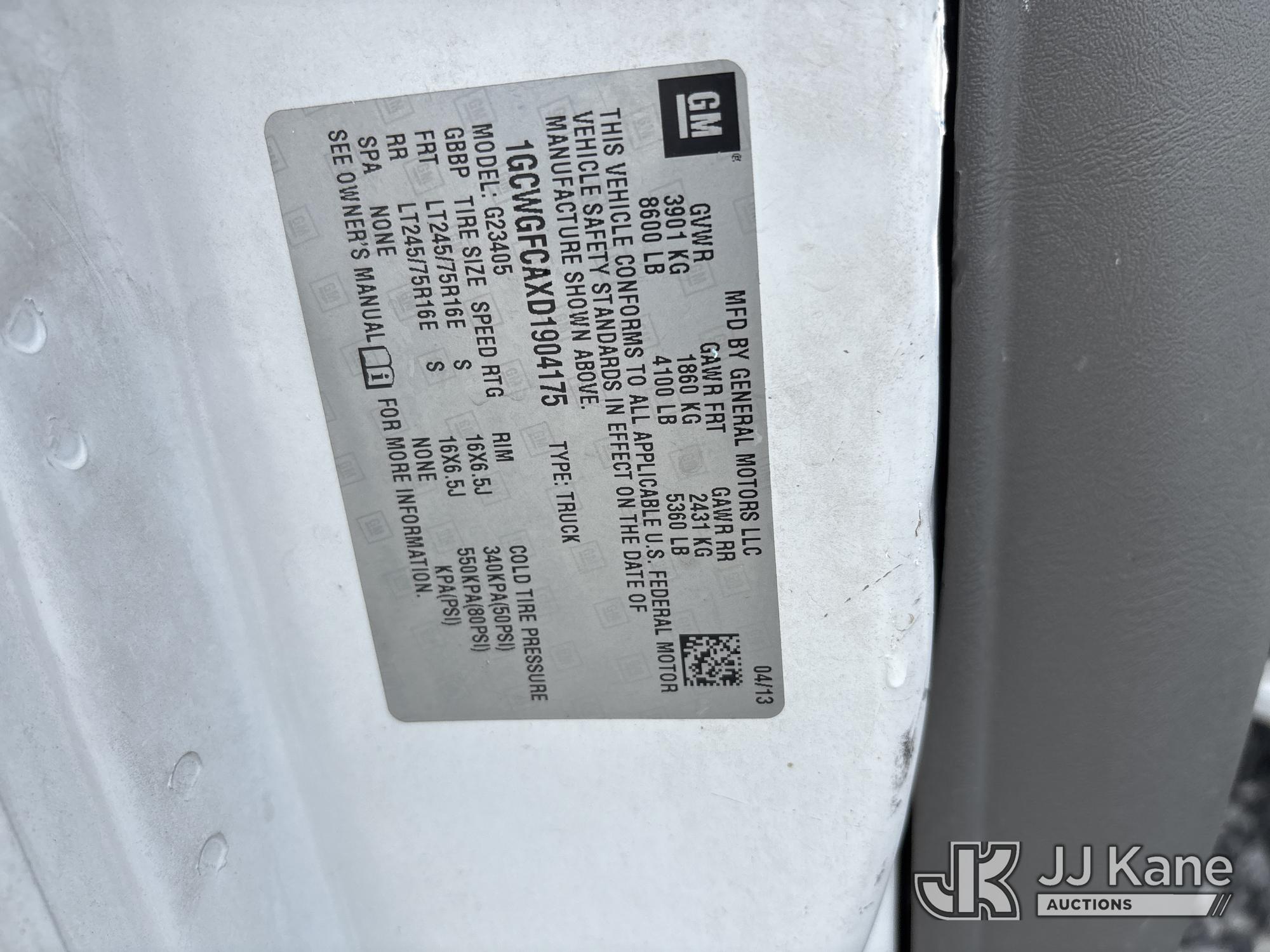 2013 Chevrolet EXPRESS 2500