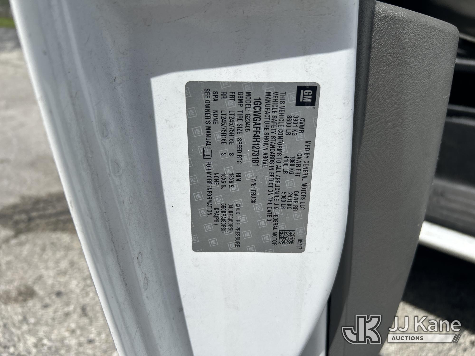 2017 Chevrolet Express G2500