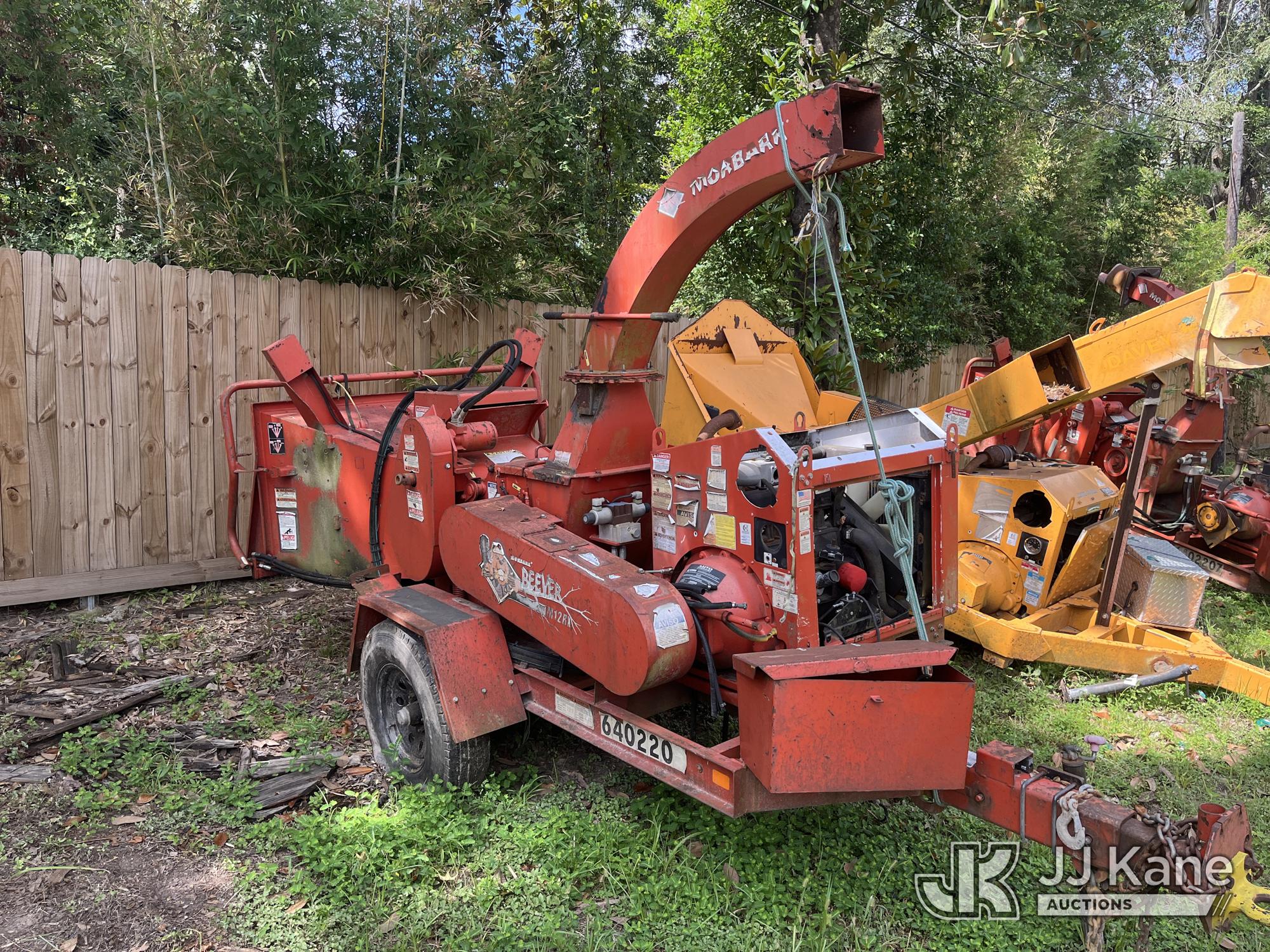2018 Morbark M12RX Chipper (12in Drum), trailer mtd