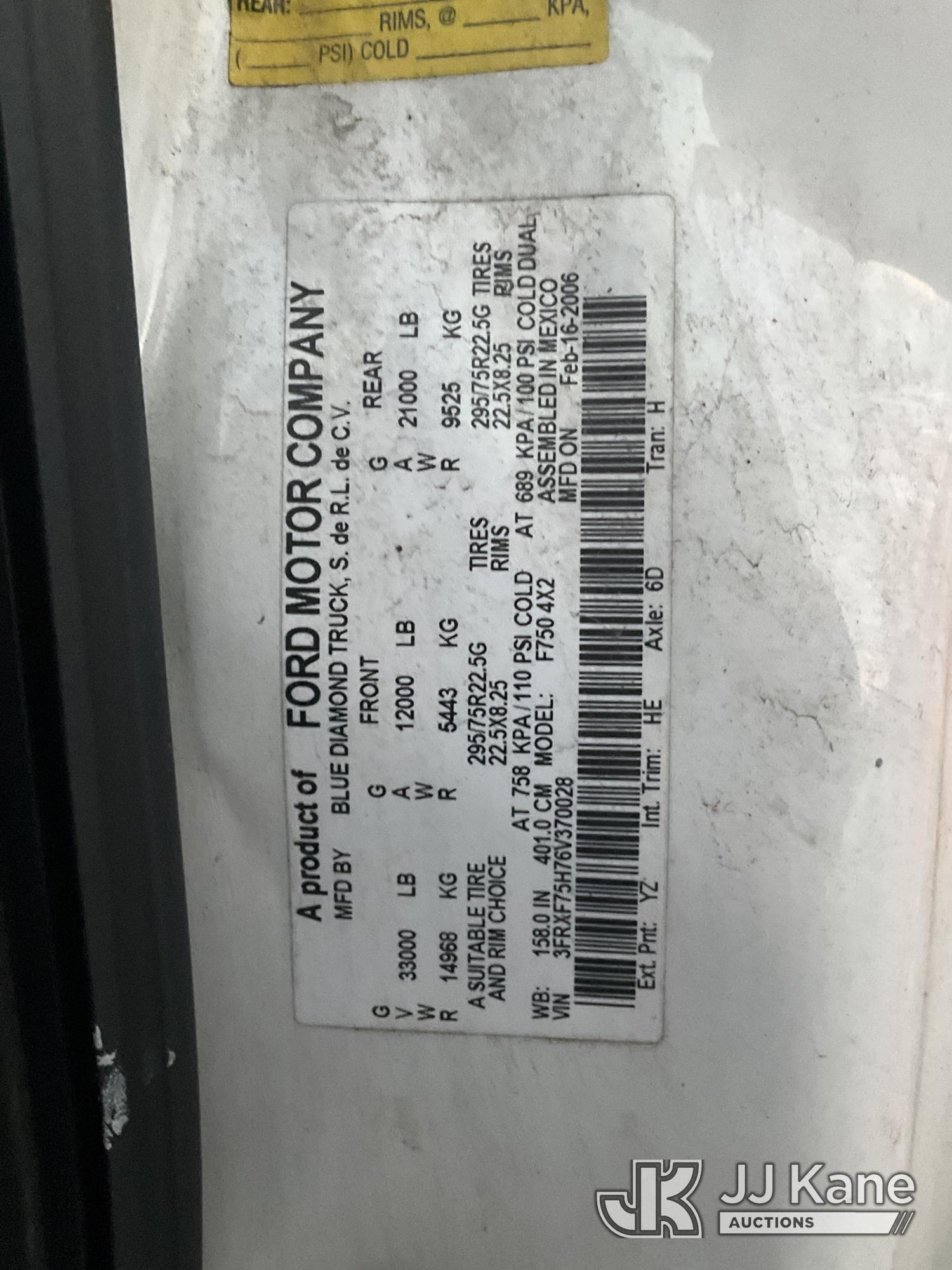 2006 Ford F-750