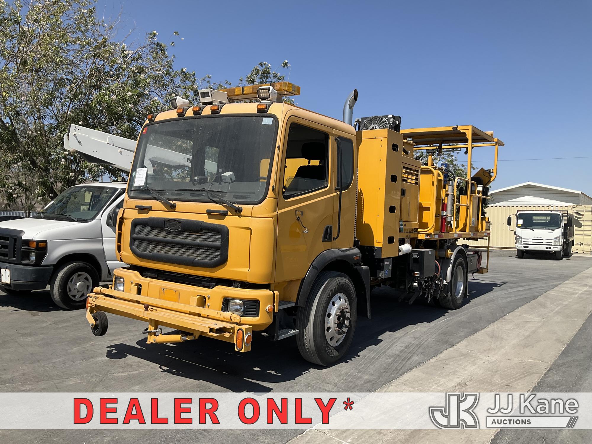 Mark Rite Lines Equipment Co. 1-240-als 3 color, , 2015 Autocar ACMD XPERT Line Painting Truck