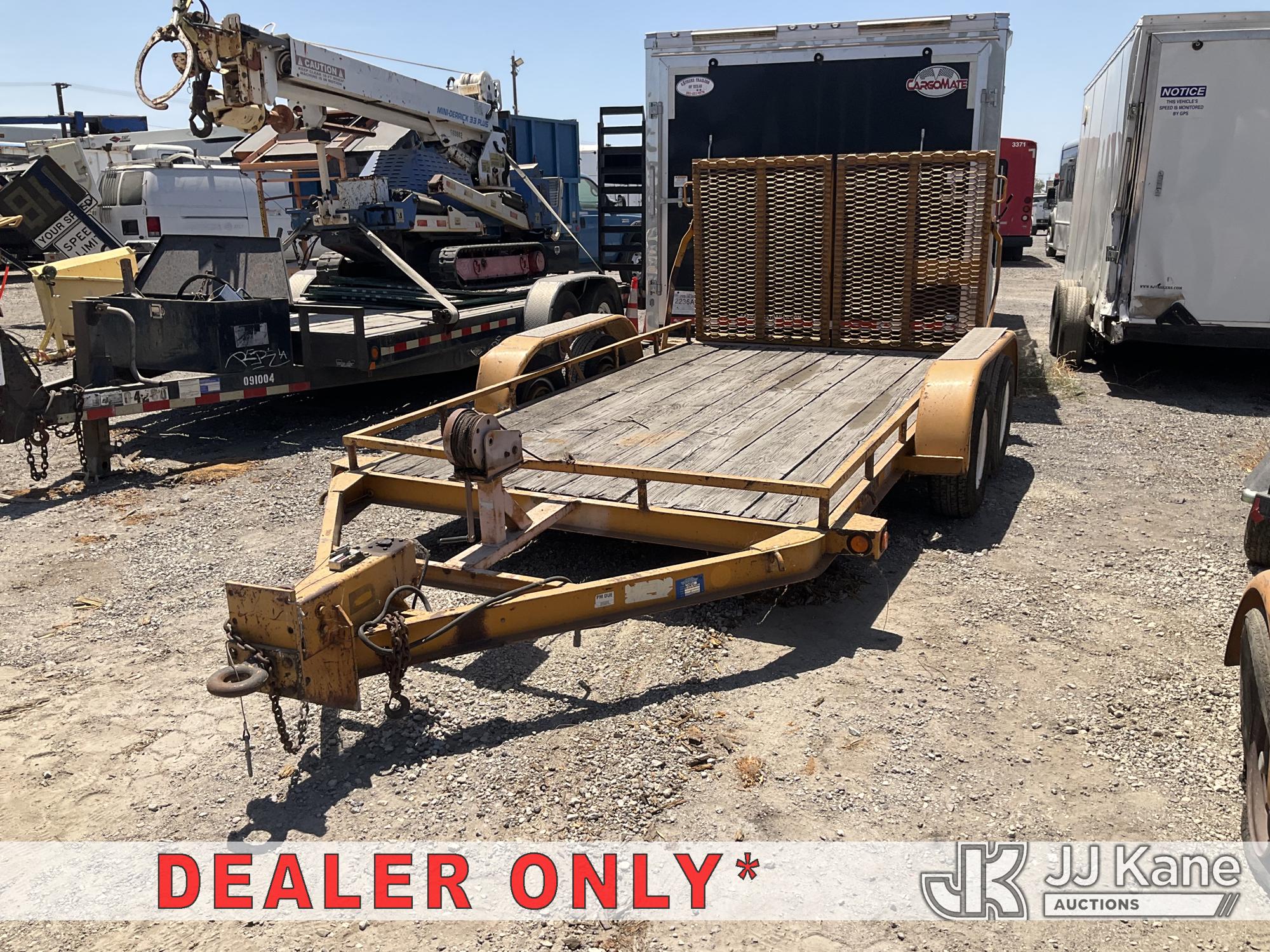 2001 Zieman 8012 Utility Trailer