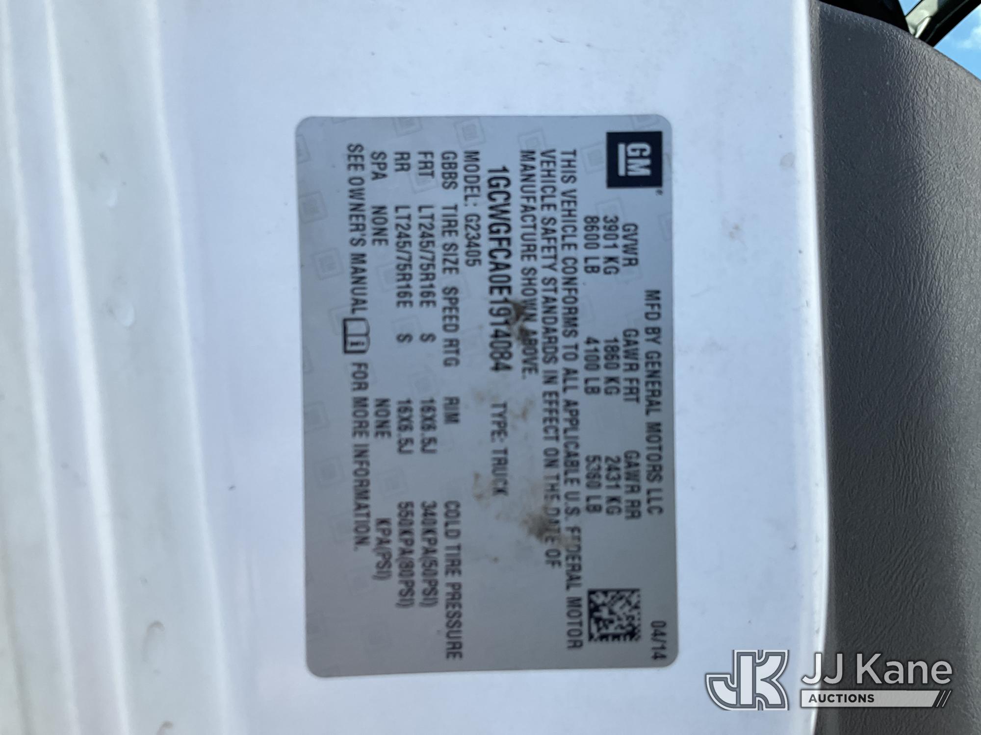 2014 Chevrolet Express G2500