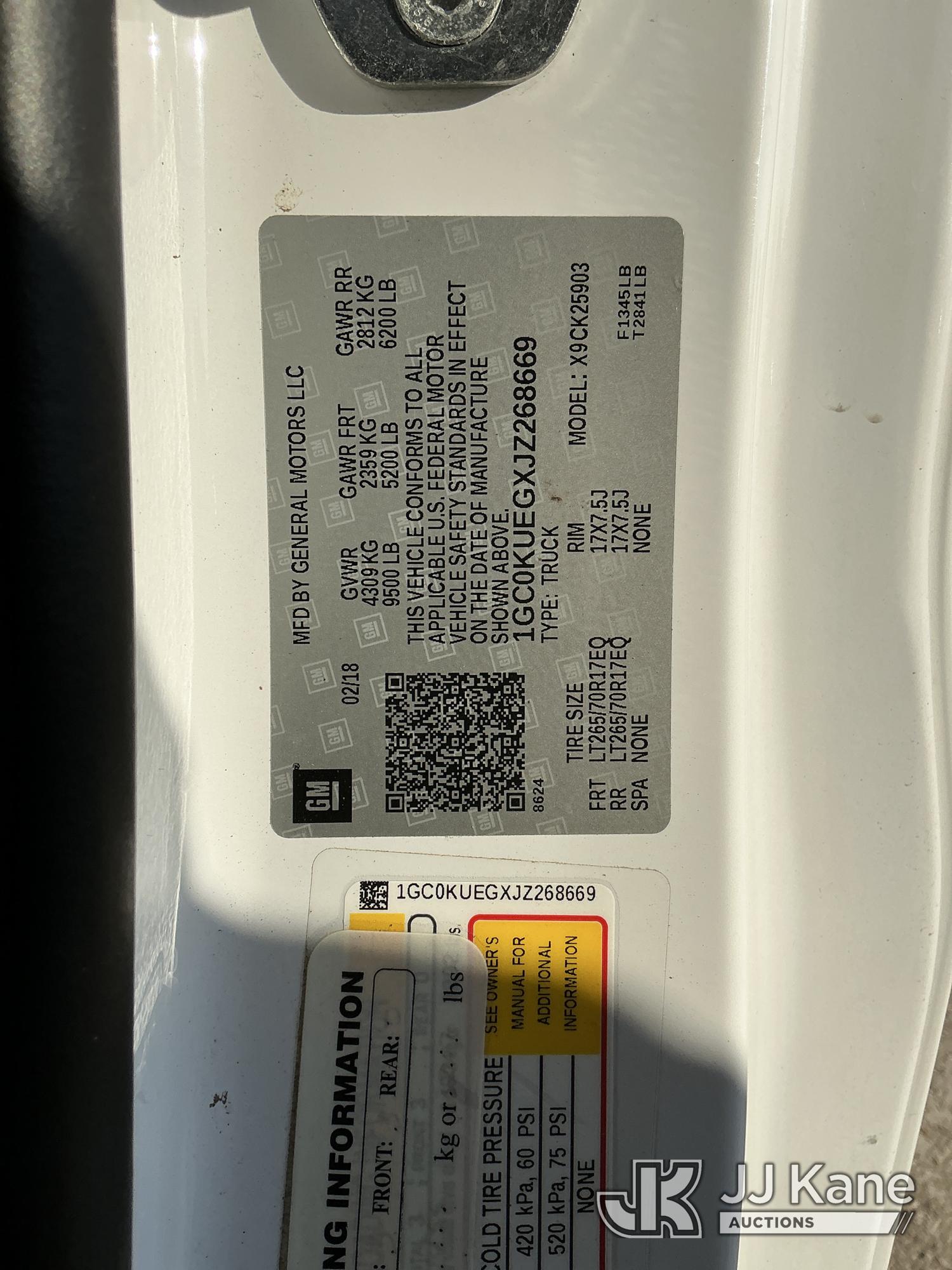 2018 Chevrolet SILVERADO 2500HD 4X4