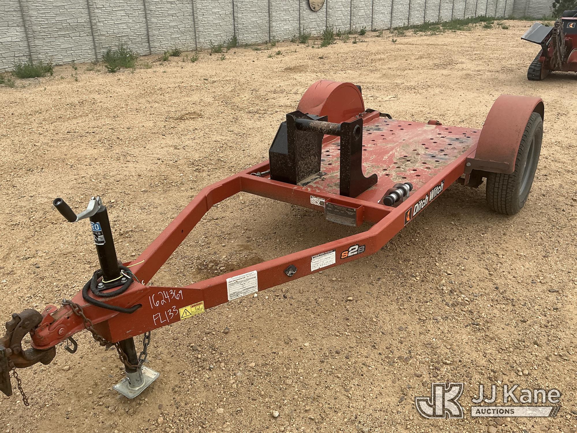 2018 Ditch Witch S/A Tagalong Support Trailer, Selling With Item 1624370