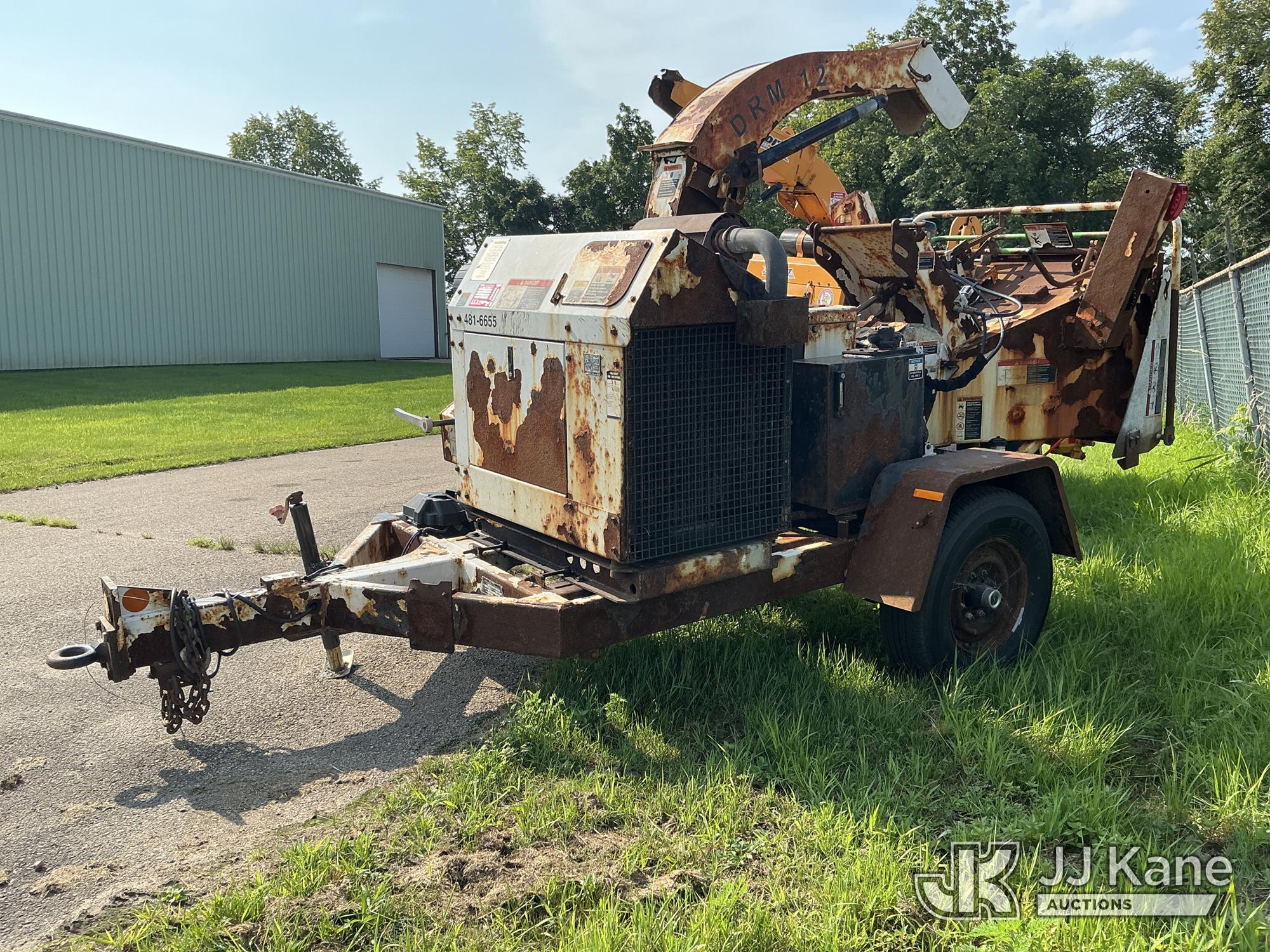 2016 Altec DRM12 Chipper (12in Drum), trailer mtd.