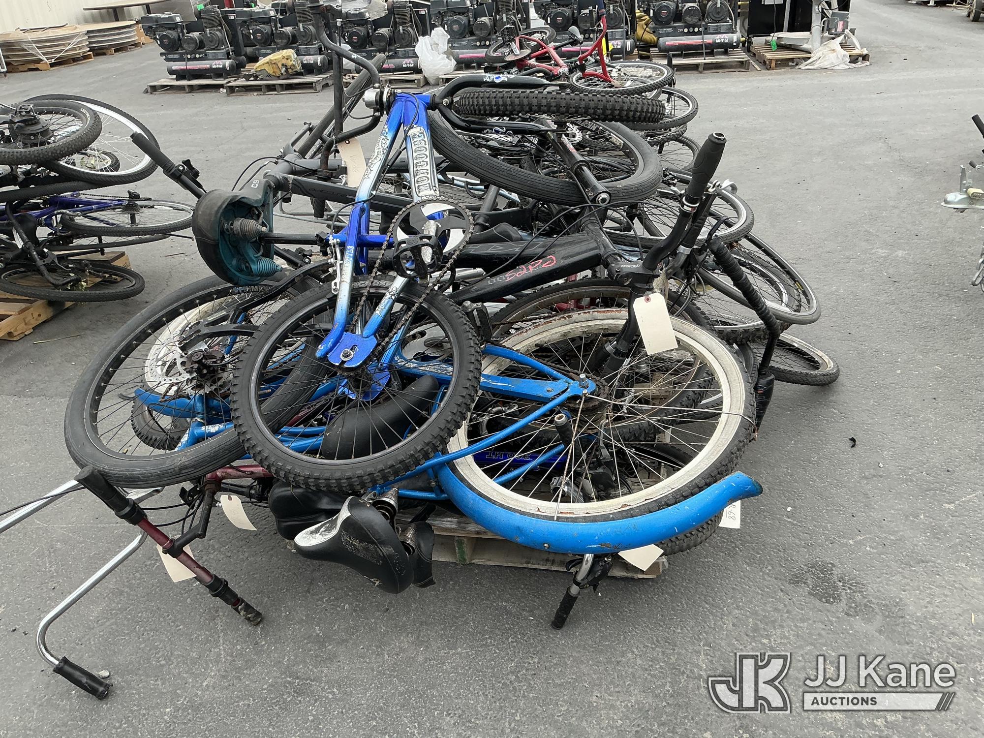 (1 Pallet) Bicycles (Used) NOTE: This unit is being sold AS IS/WHERE IS via Timed Auction and is located in Jurupa Valley