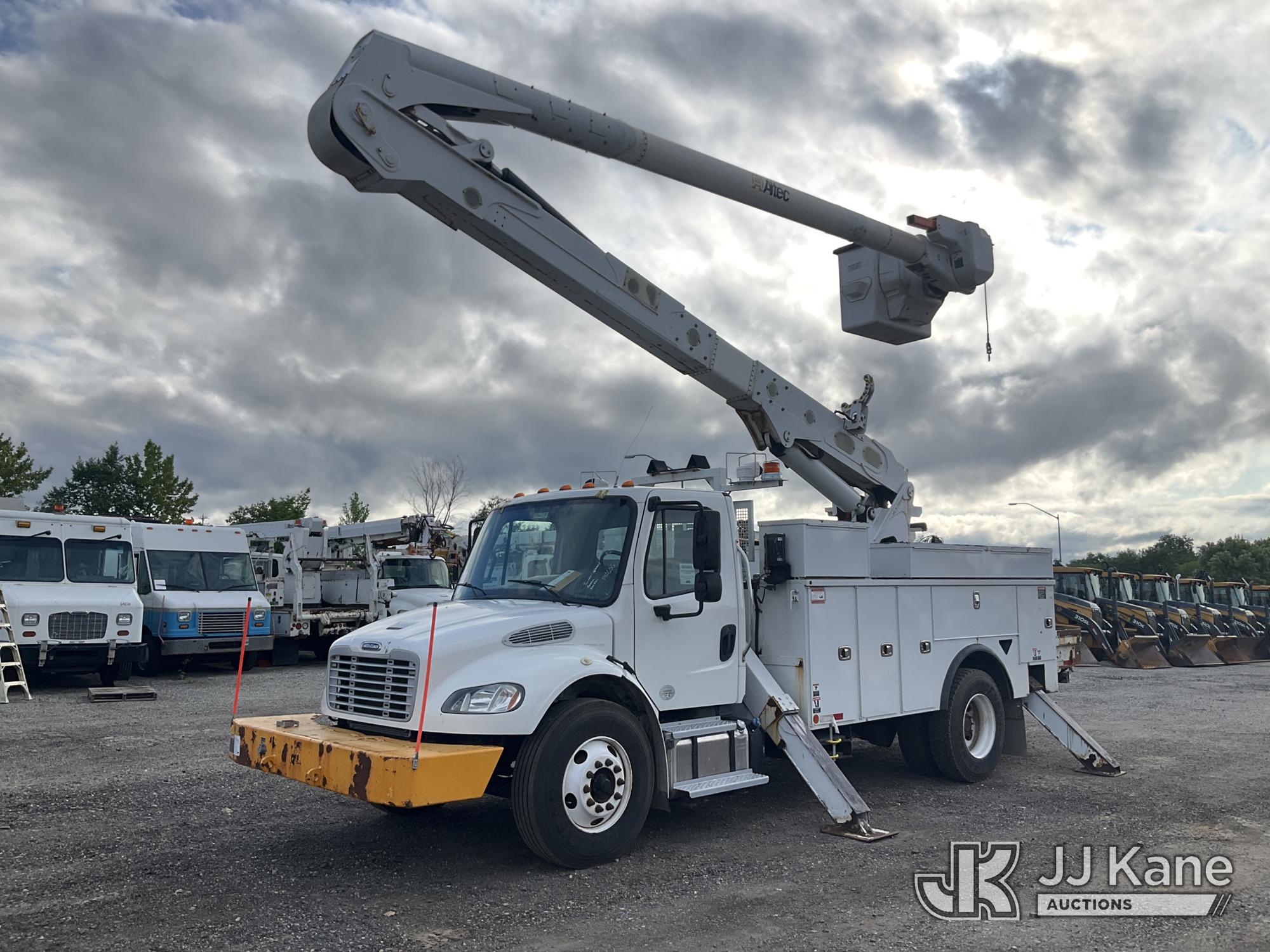 Altec AN55EOC, Material Handling Bucket Truck rear mounted on 2017 Freightliner M2 106 Utility Truck