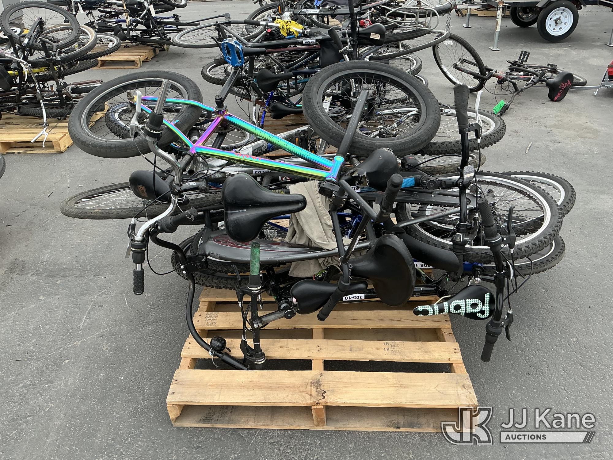 (1 Pallet) Bicycles (Used) NOTE: This unit is being sold AS IS/WHERE IS via Timed Auction and is located in Jurupa Valley