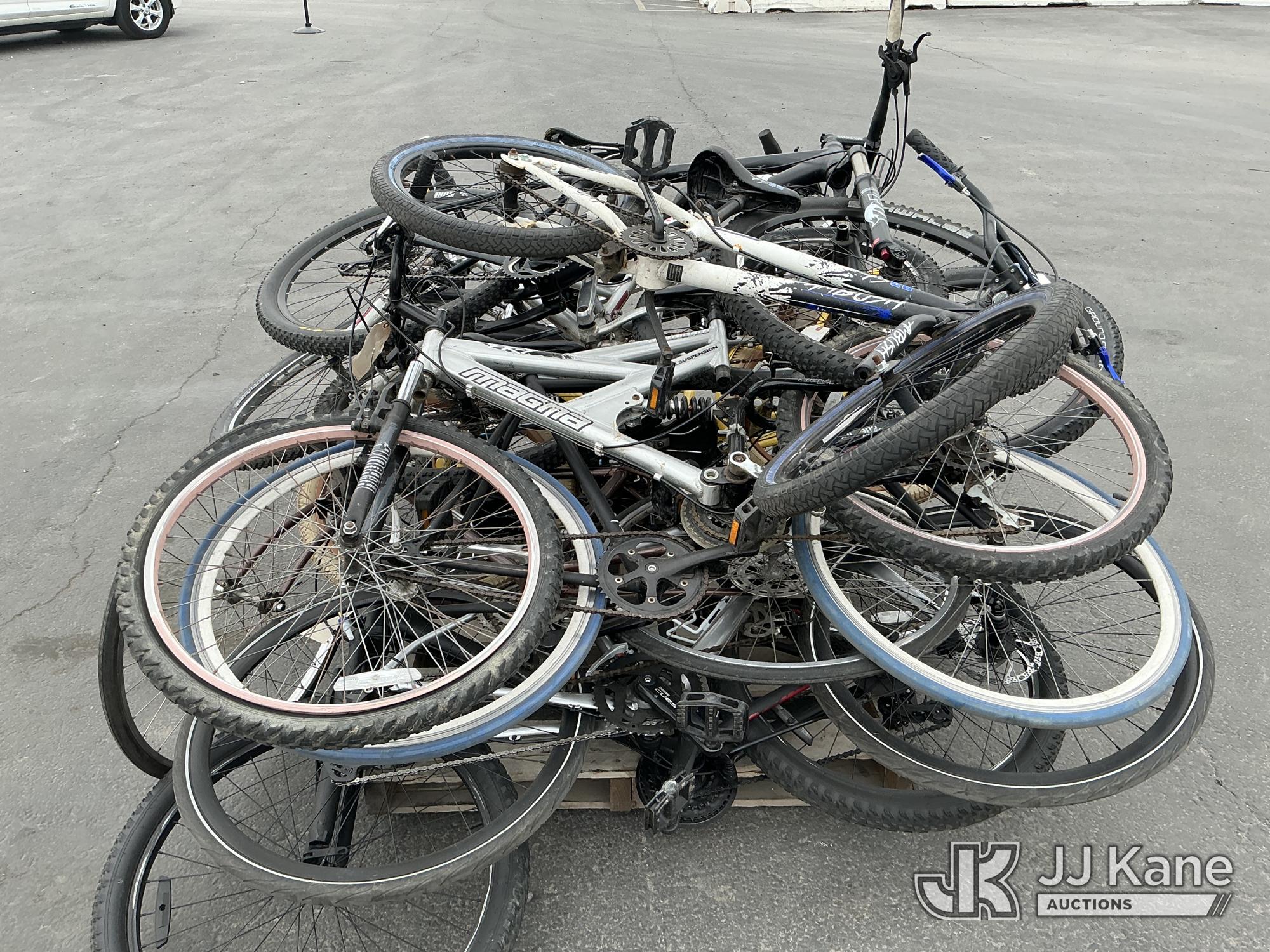 (1 Pallet) Bicycles (Used) NOTE: This unit is being sold AS IS/WHERE IS via Timed Auction and is located in Jurupa Valley