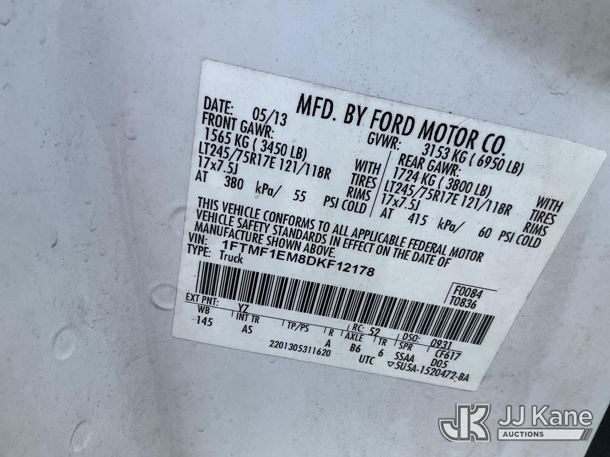 2013 Ford F150 4X4