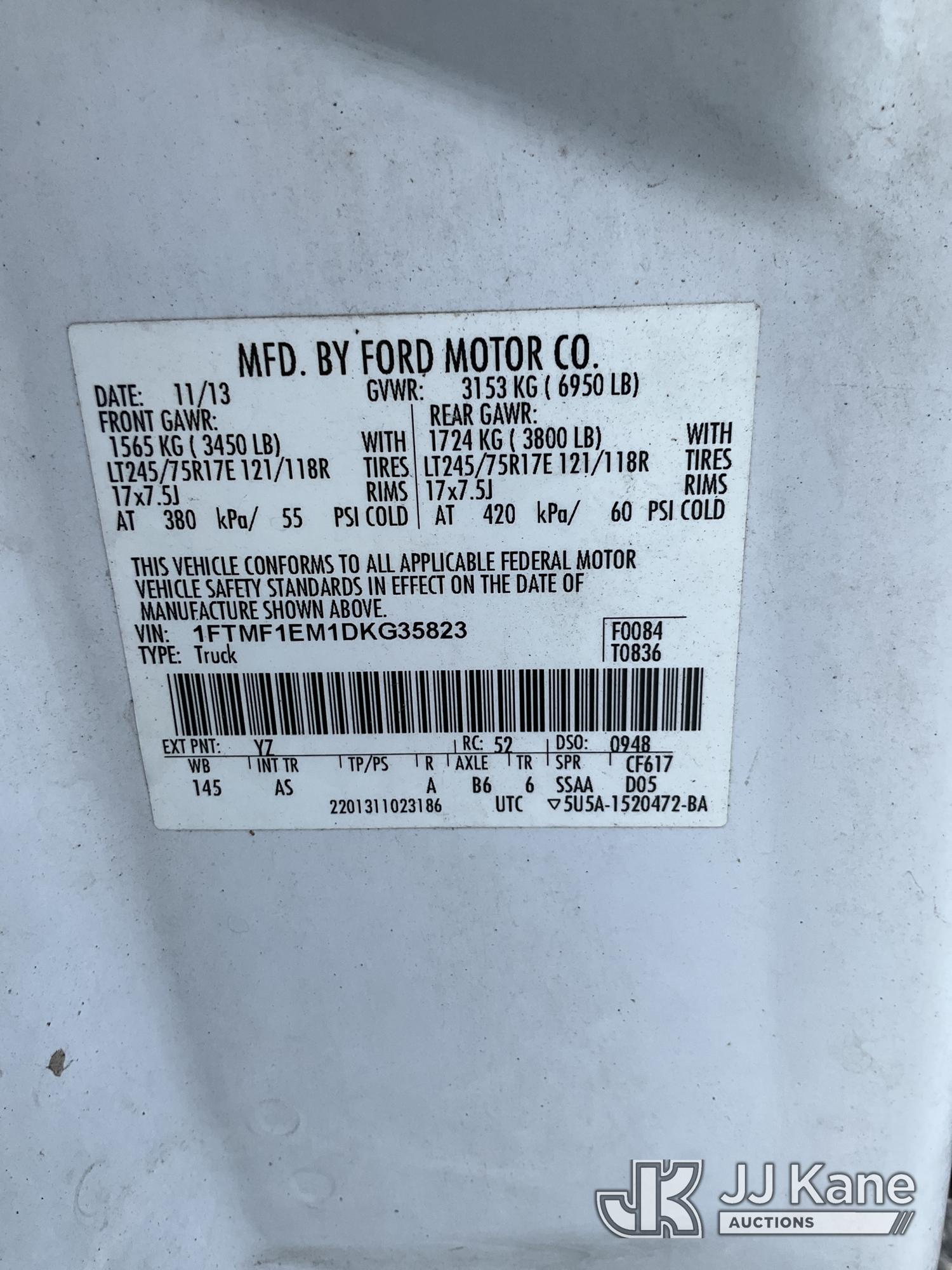 2013 Ford F150 4X4