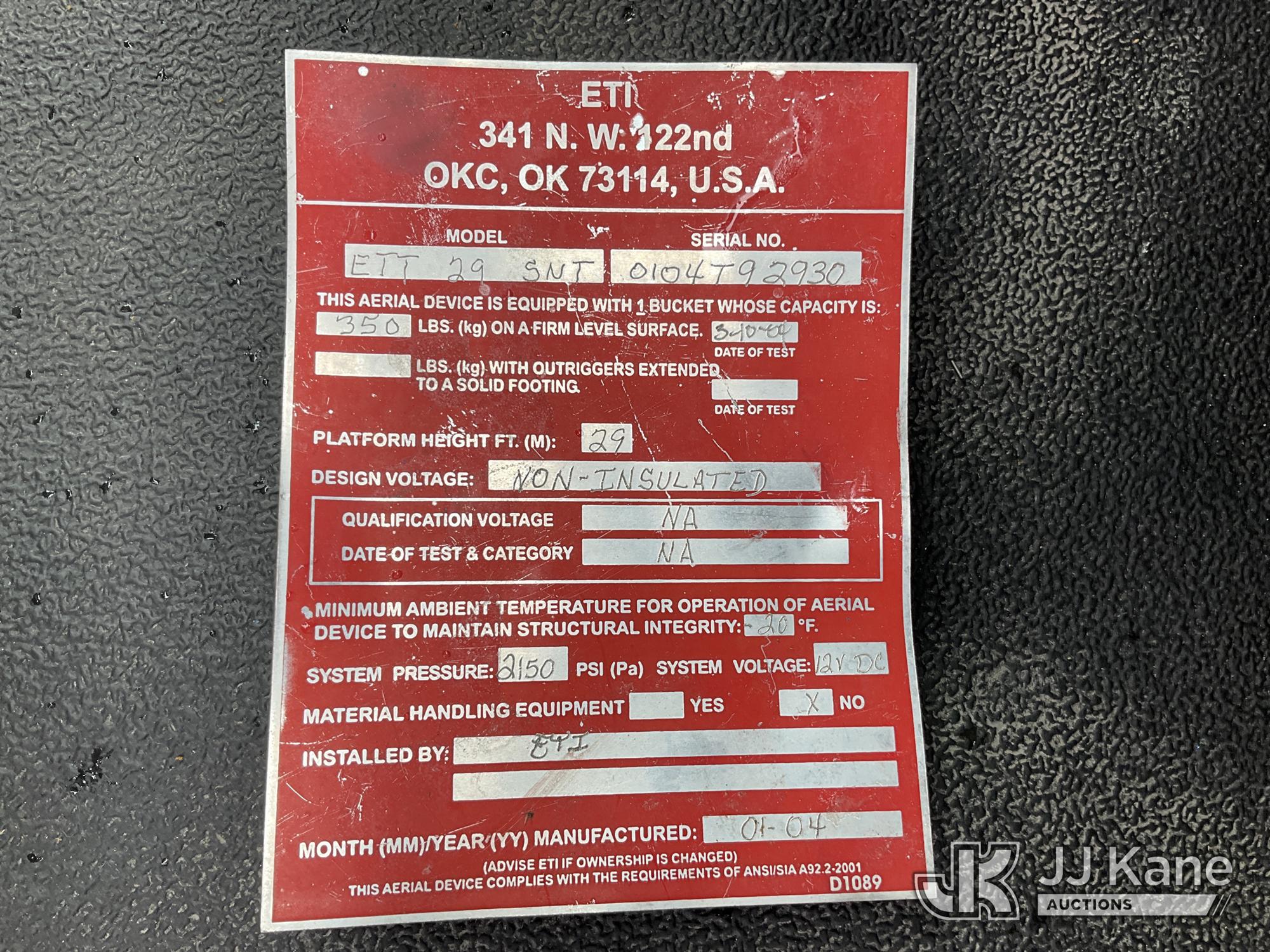 2004 Ford F550 2WD
