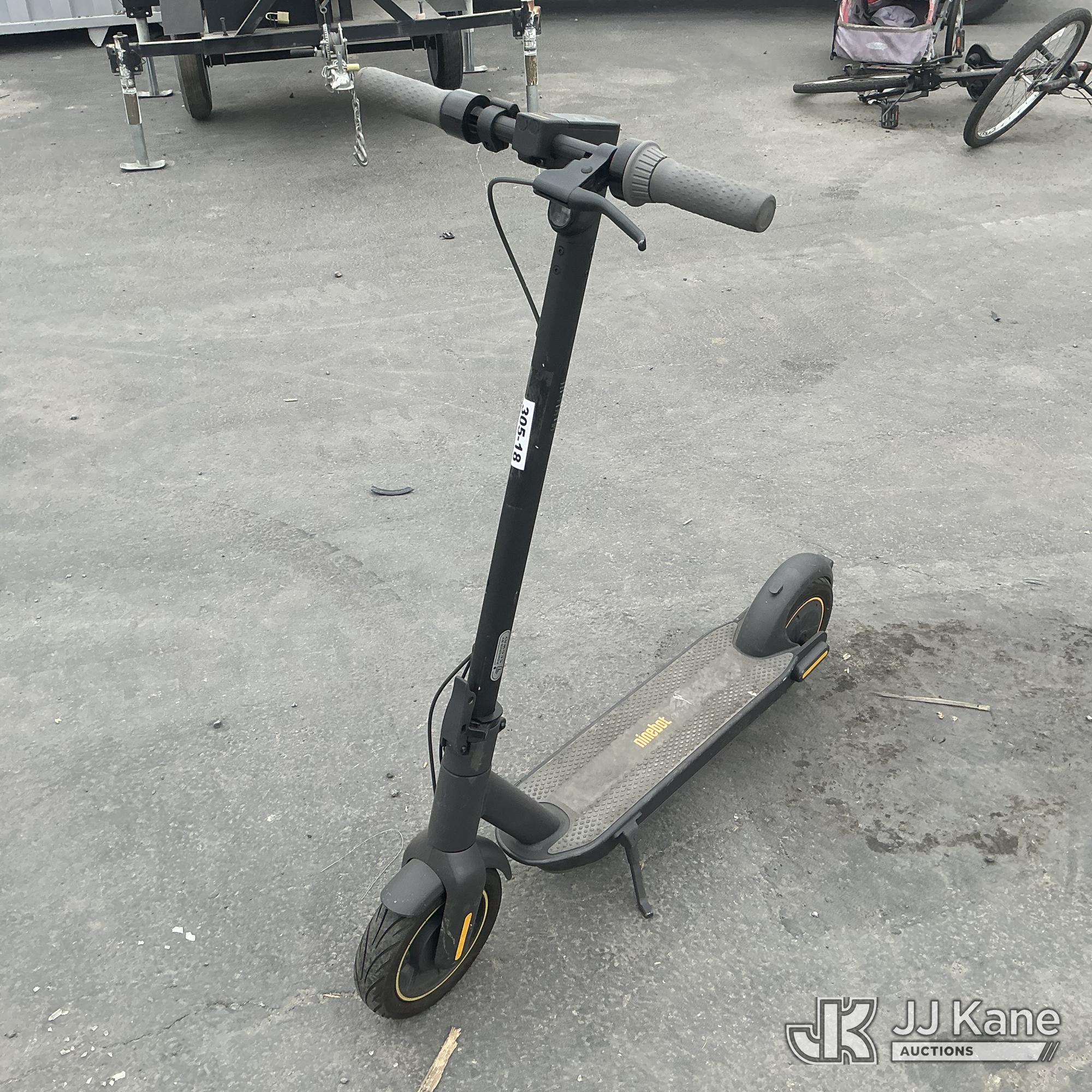 Ninebot E-bike No Keys