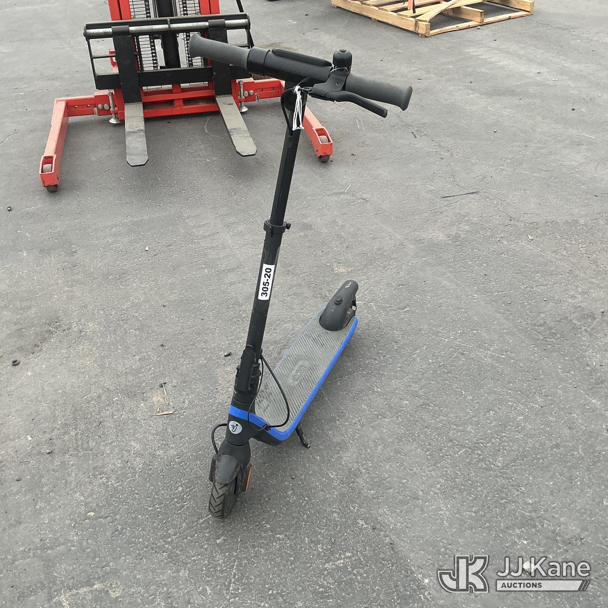 Ninebot e-scooter No Keys