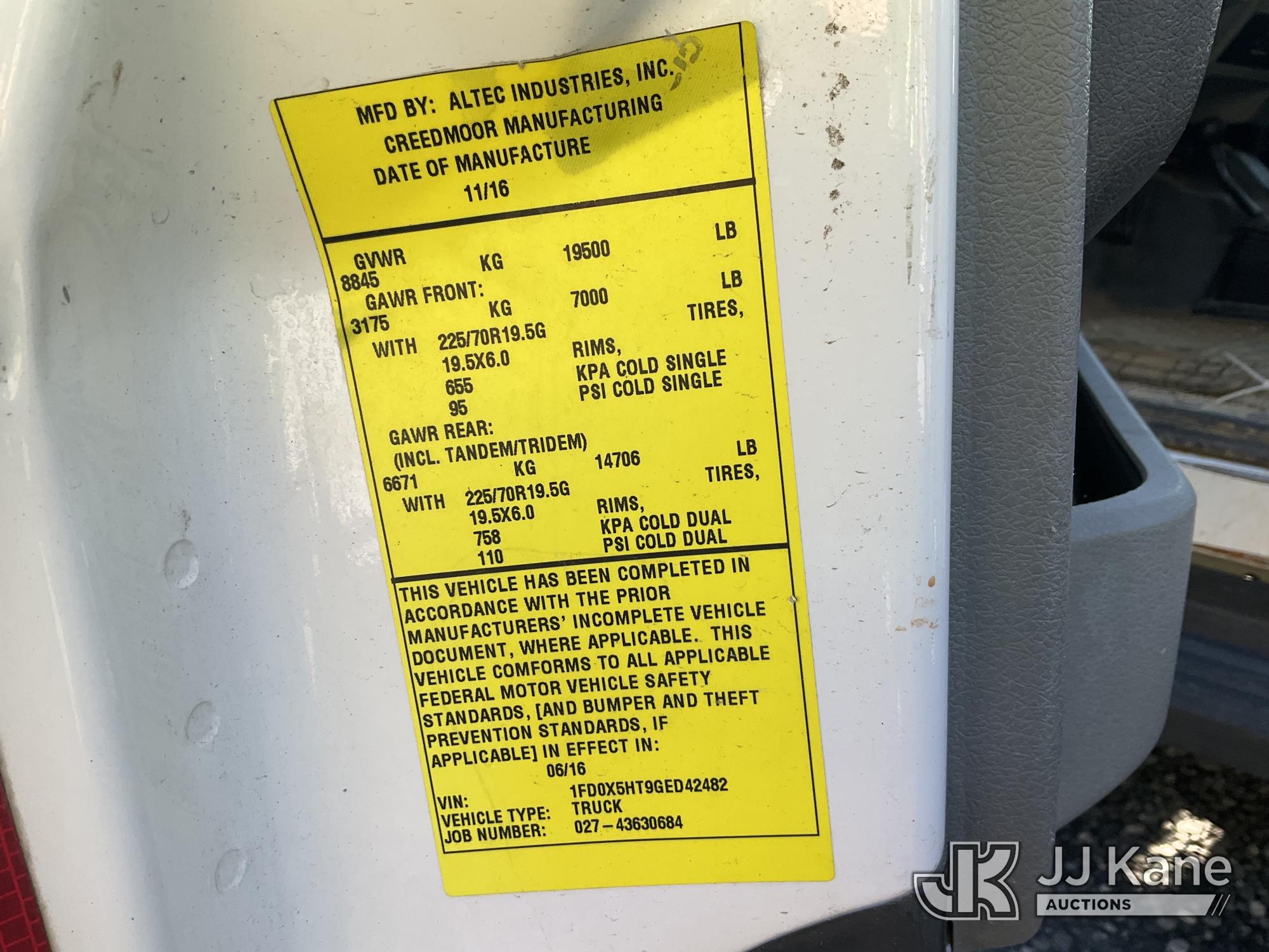 2016 Ford F550 4x4