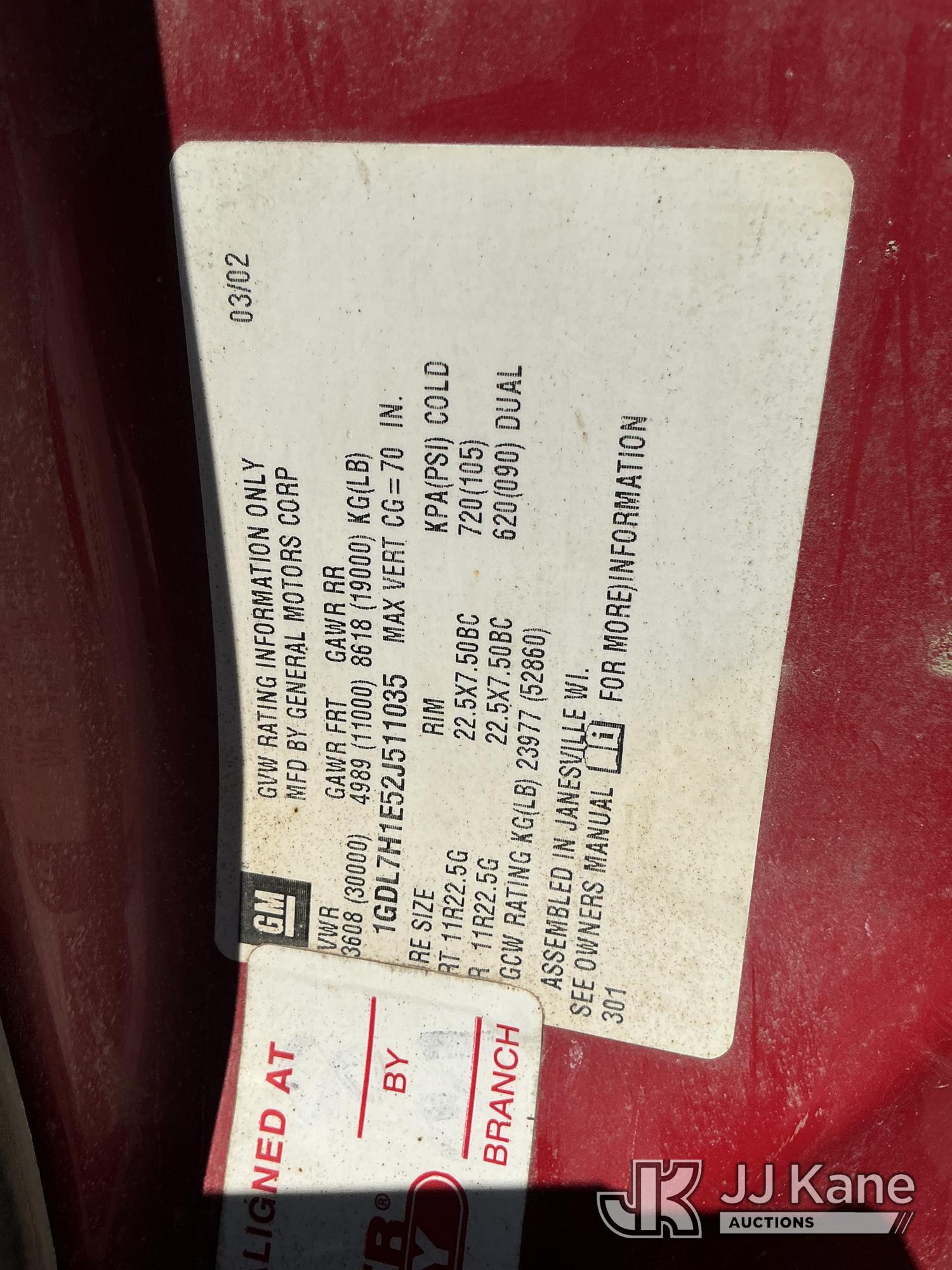 2002 GMC C7500