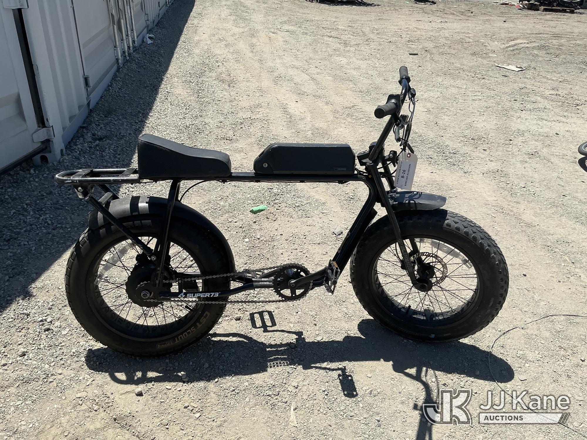 Super73 e-bike No Keys