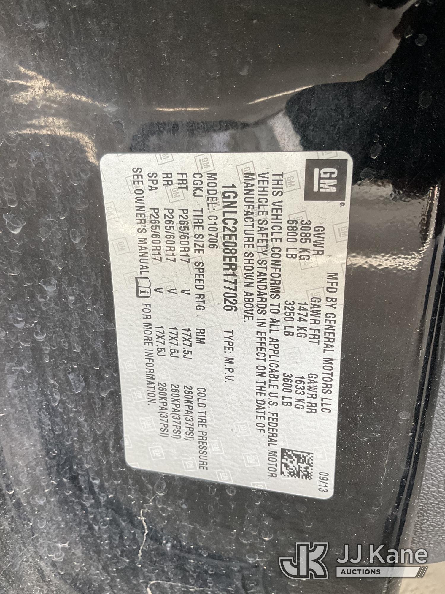 2014 Chevrolet TAHOE POLICE PACKAGE