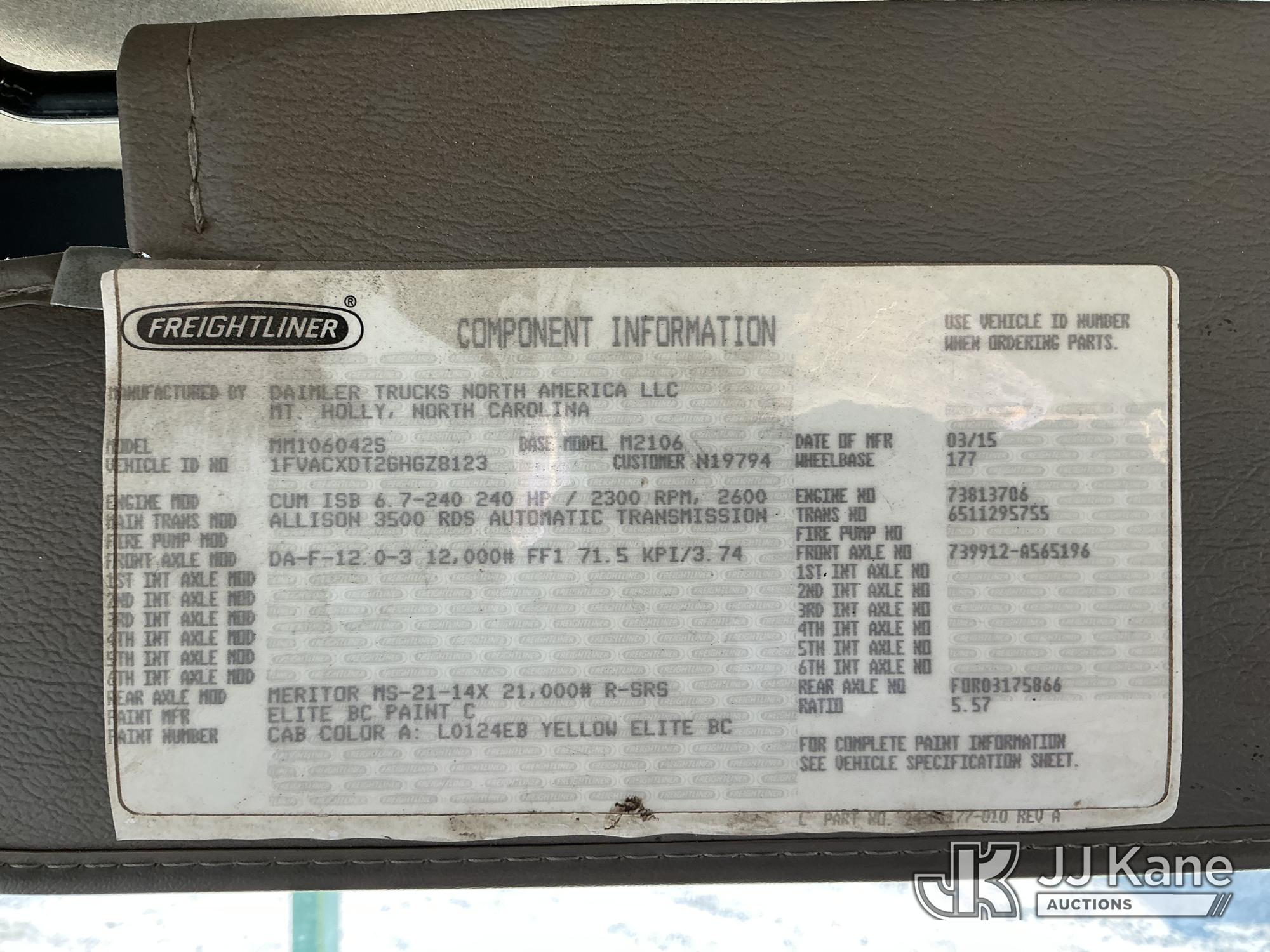2016 Freightliner M2 106