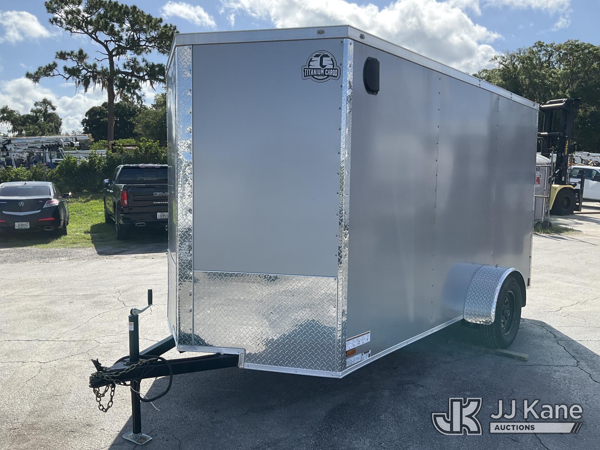 2026 Titanium Cargo 6x12 V Nose Enclosed Cargo Trailer