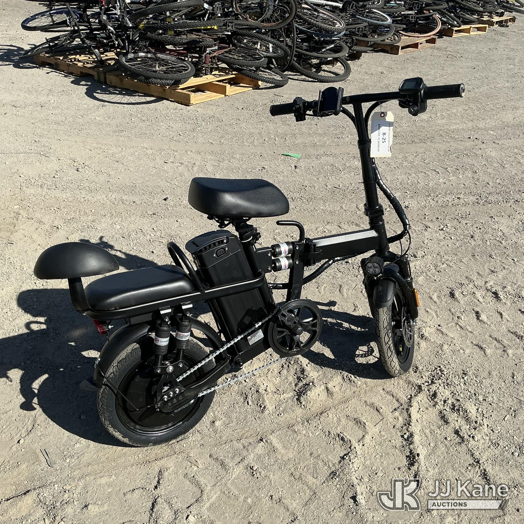 Black e-Bike No Keys