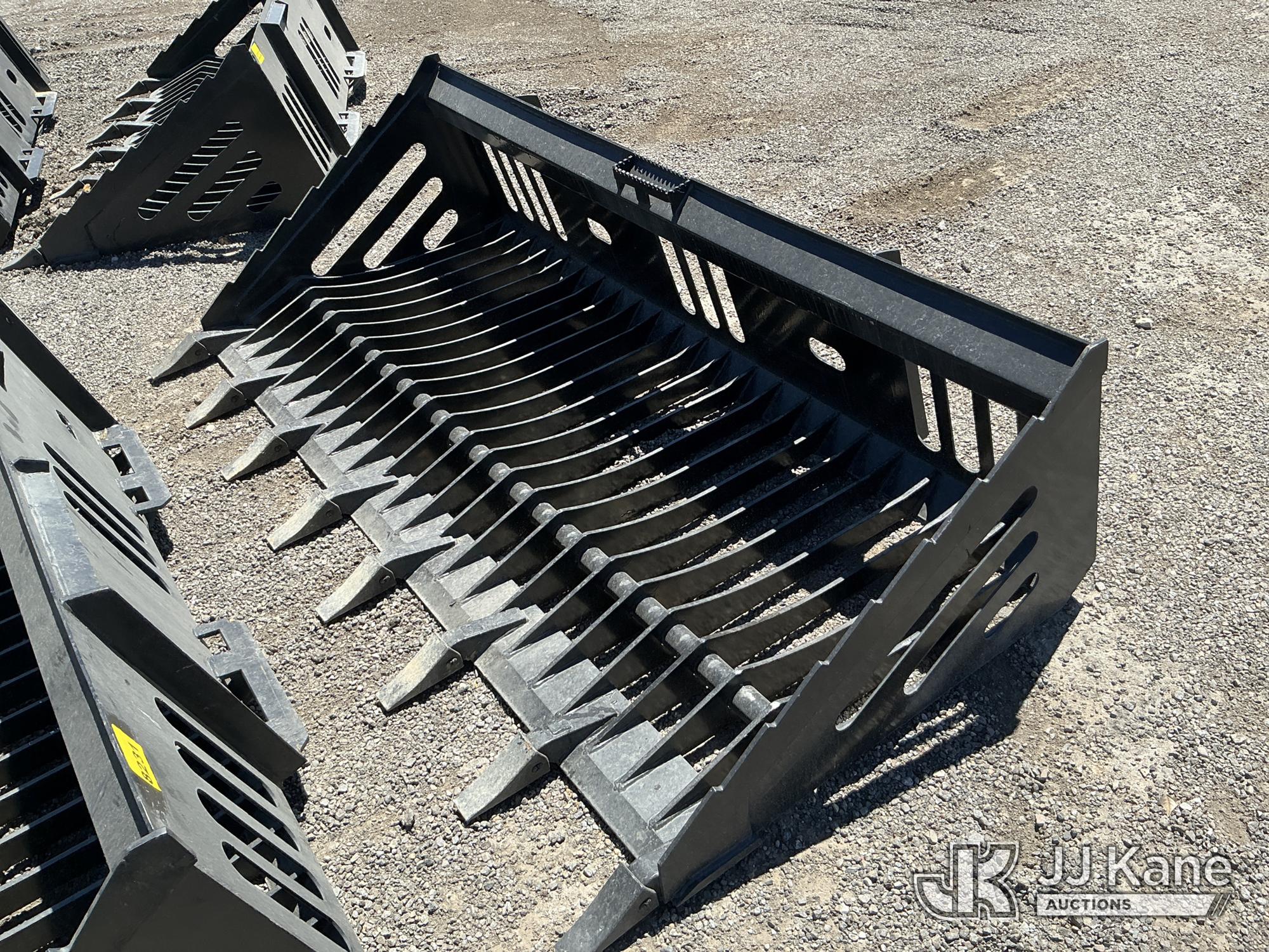 84in Skid Steer Rock Bucket NOTE: This unit is being sold AS IS/WHERE IS via Timed Auction and is located in Salt Lake City