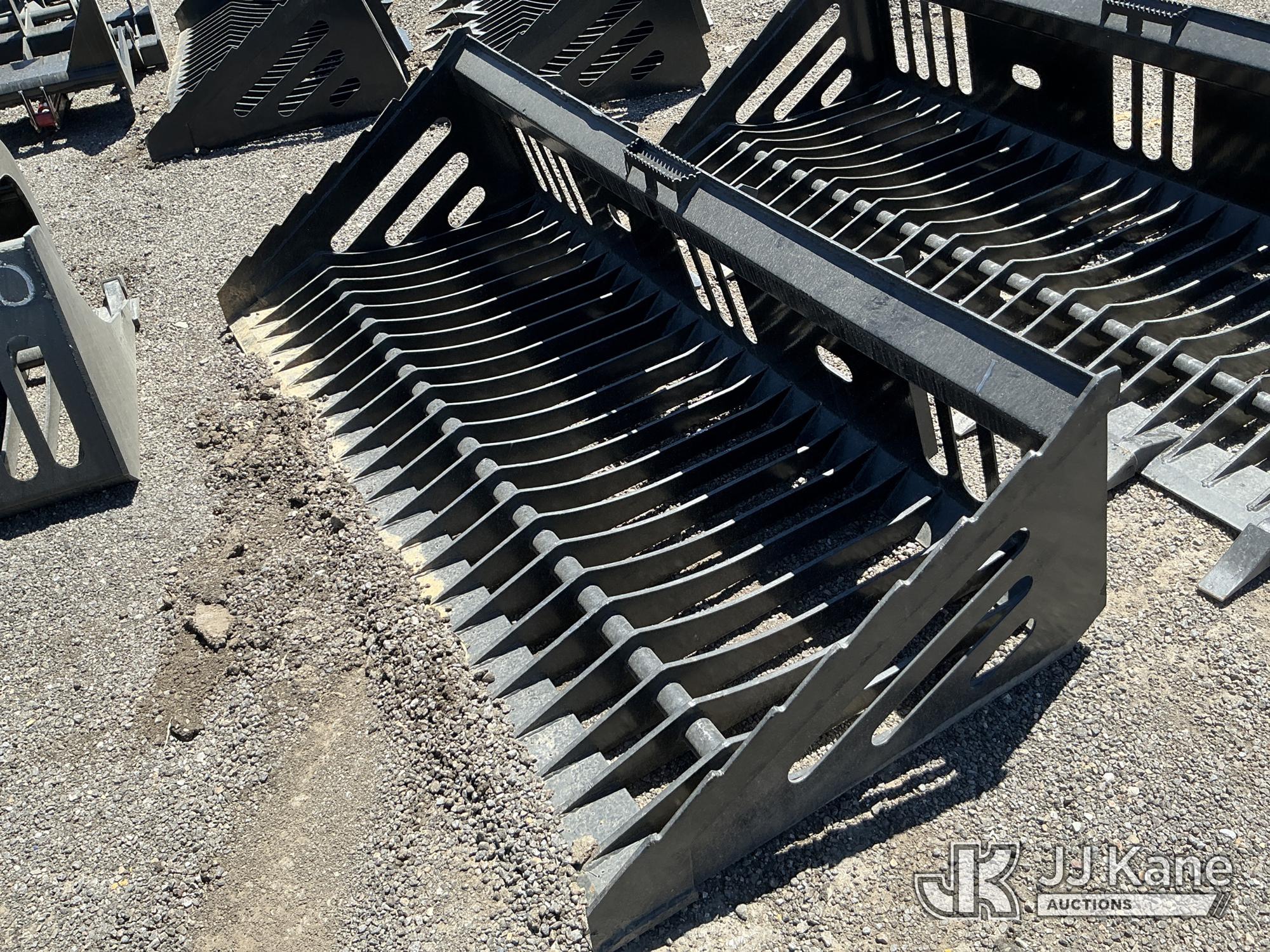 80in Skid Steer Rock Bucket NOTE: This unit is being sold AS IS/WHERE IS via Timed Auction and is located in Salt Lake City