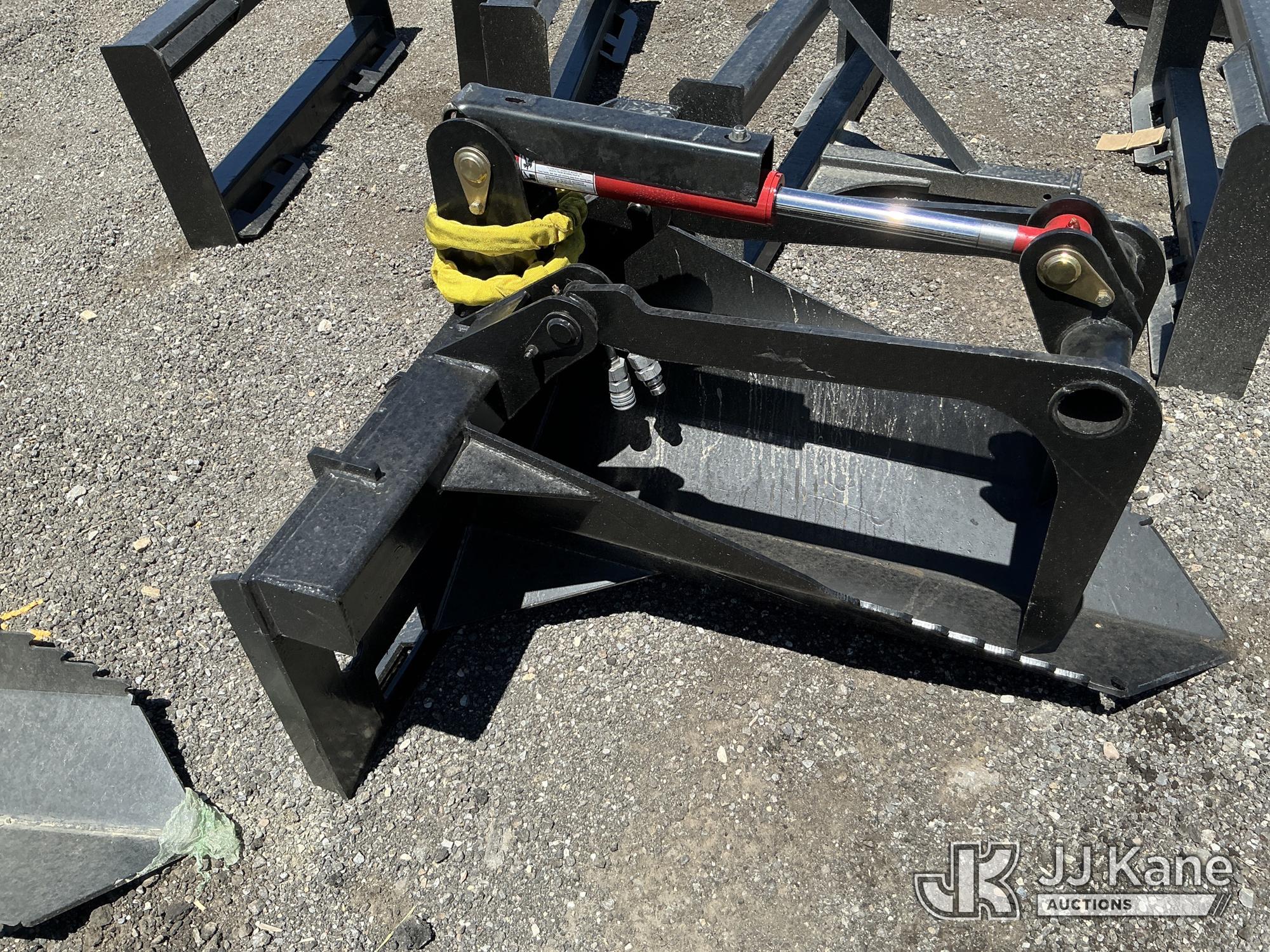 Skid Steer Stump Shovel Grapple Attachment NOTE: This unit is being sold AS IS/WHERE IS via Timed Auction and is located in Salt Lake City