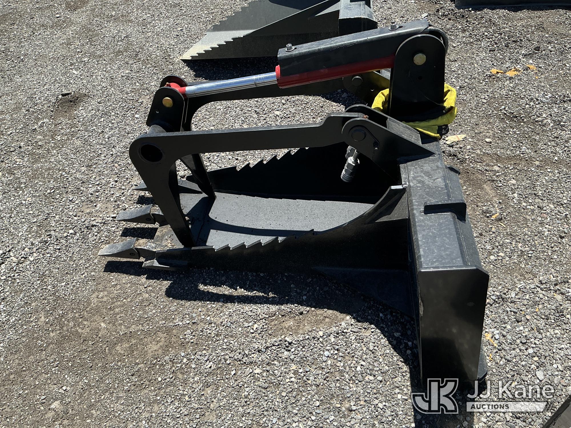 Skid Steer Stump Shovel Grapple Attachment NOTE: This unit is being sold AS IS/WHERE IS via Timed Auction and is located in Salt Lake City
