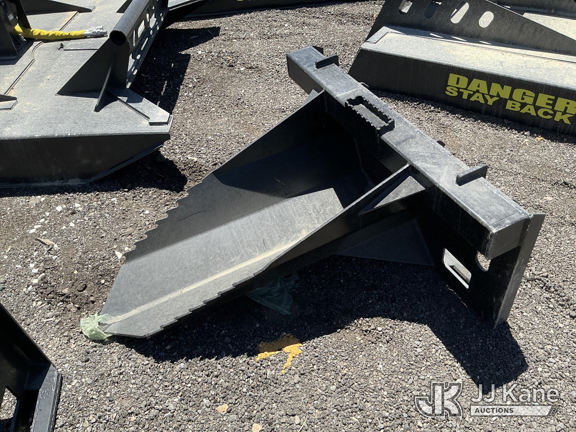 Skid Steer Stump Shovel Attachment NOTE: This unit is being sold AS IS/WHERE IS via Timed Auction and is located in Salt Lake City