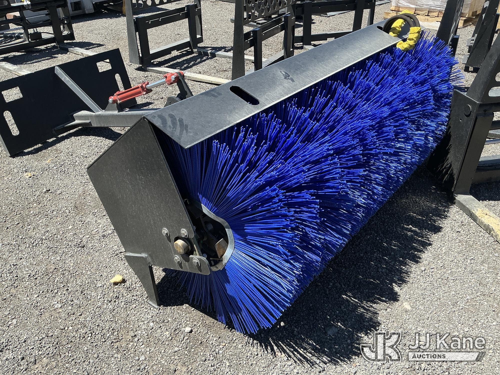 Skid Steer Sweeper Attachment NOTE: This unit is being sold AS IS/WHERE IS via Timed Auction and is located in Salt Lake City