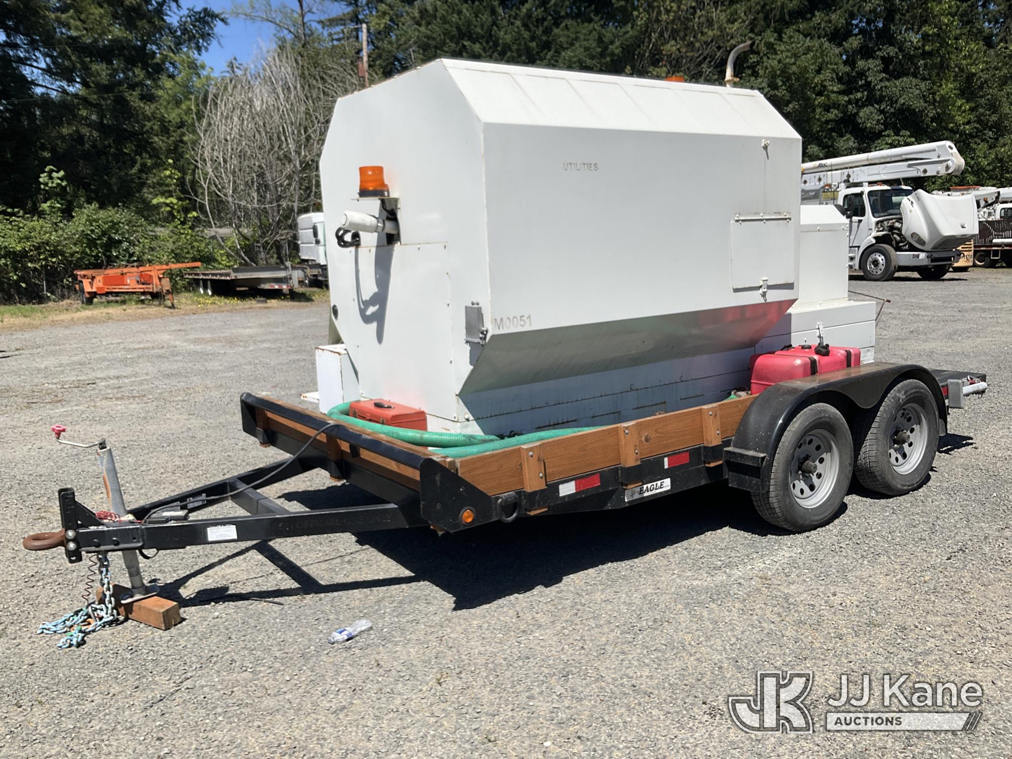2017 Eagle Jet Rodder, 2017 Commercial/ Industrial Hydraulic Rodding Machine Model 444 Mounted on 2017 Eagle Flatbed Trailer, Rodding Machine Serial Number 3236