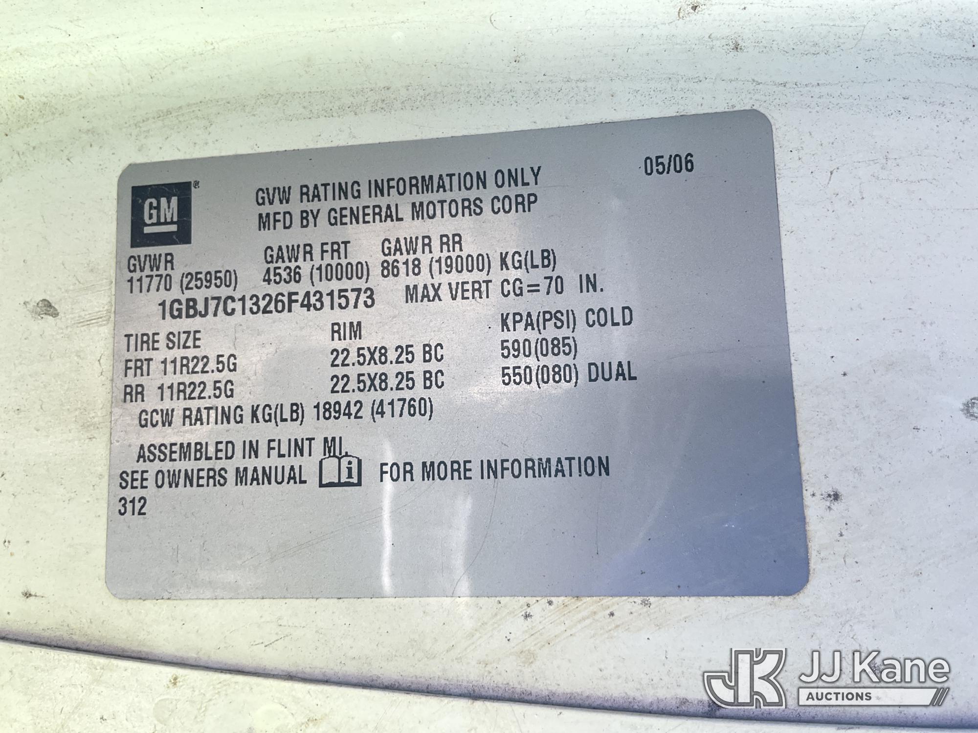 2006 Chevrolet C7500