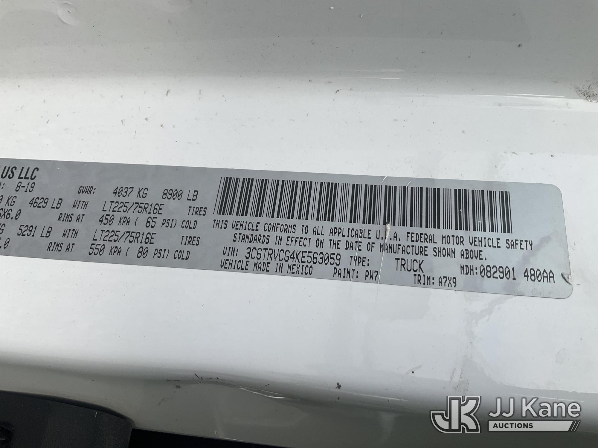 2019 Ram PROMASTER