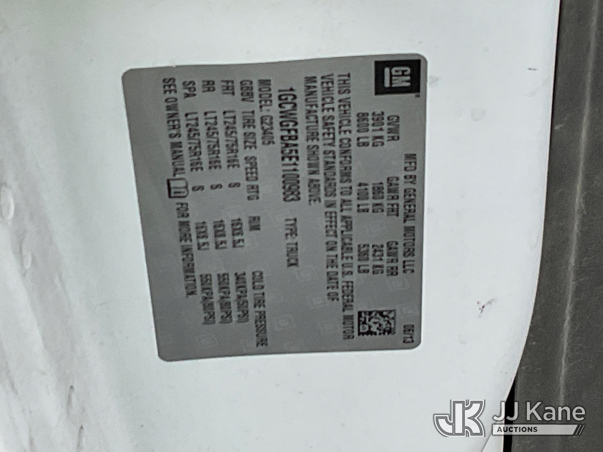 2014 Chevrolet Express G2500