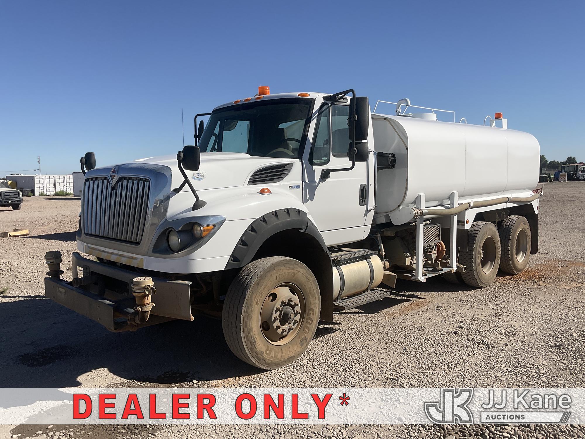 2012 International WorkStar 7600 Water Tank Truck