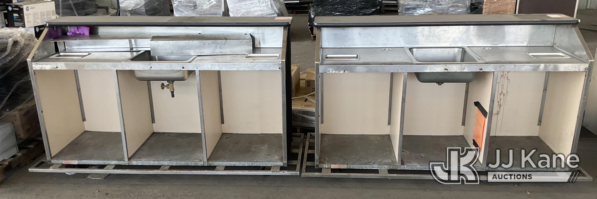 (2) Sinks Kitchen Equipment (Used) NOTE: This unit is being sold AS IS/WHERE IS via Timed Auction and is located in Jurupa Valley