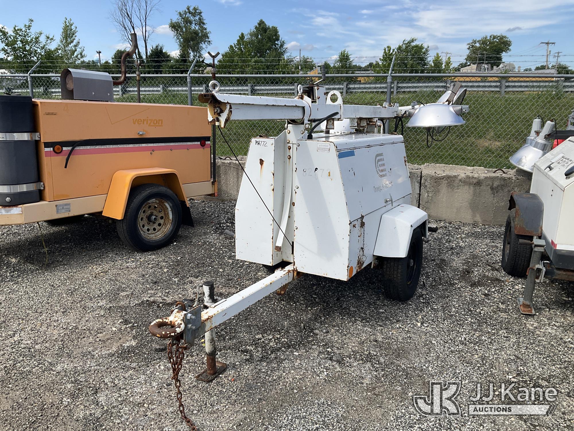 2000 Allmand Portable Light Tower, trailer mtd.