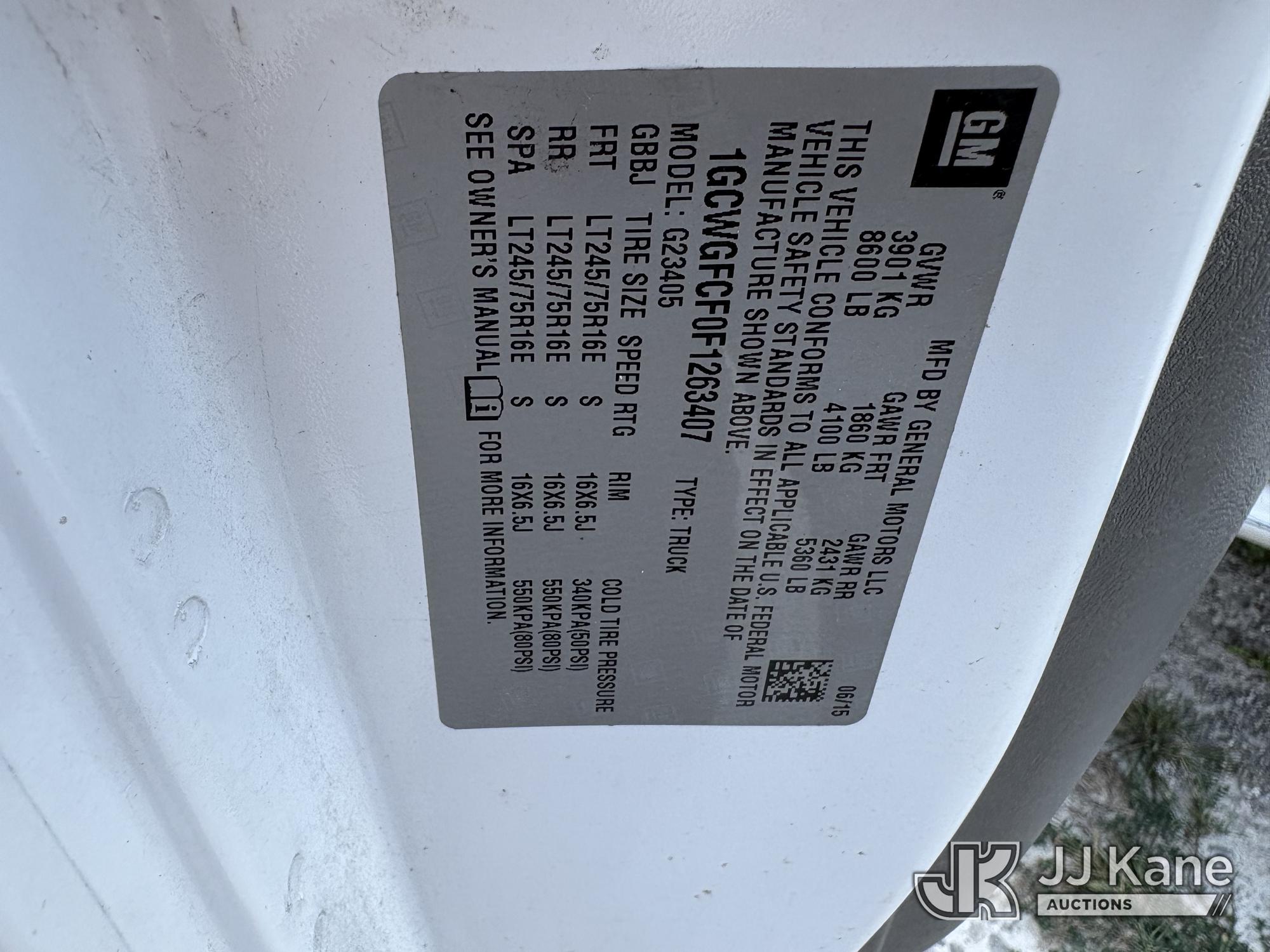 2015 Chevrolet Express G2500