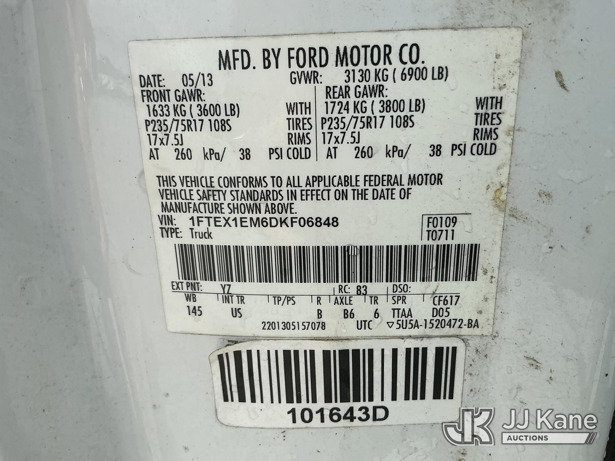 2013 Ford F150 4X4