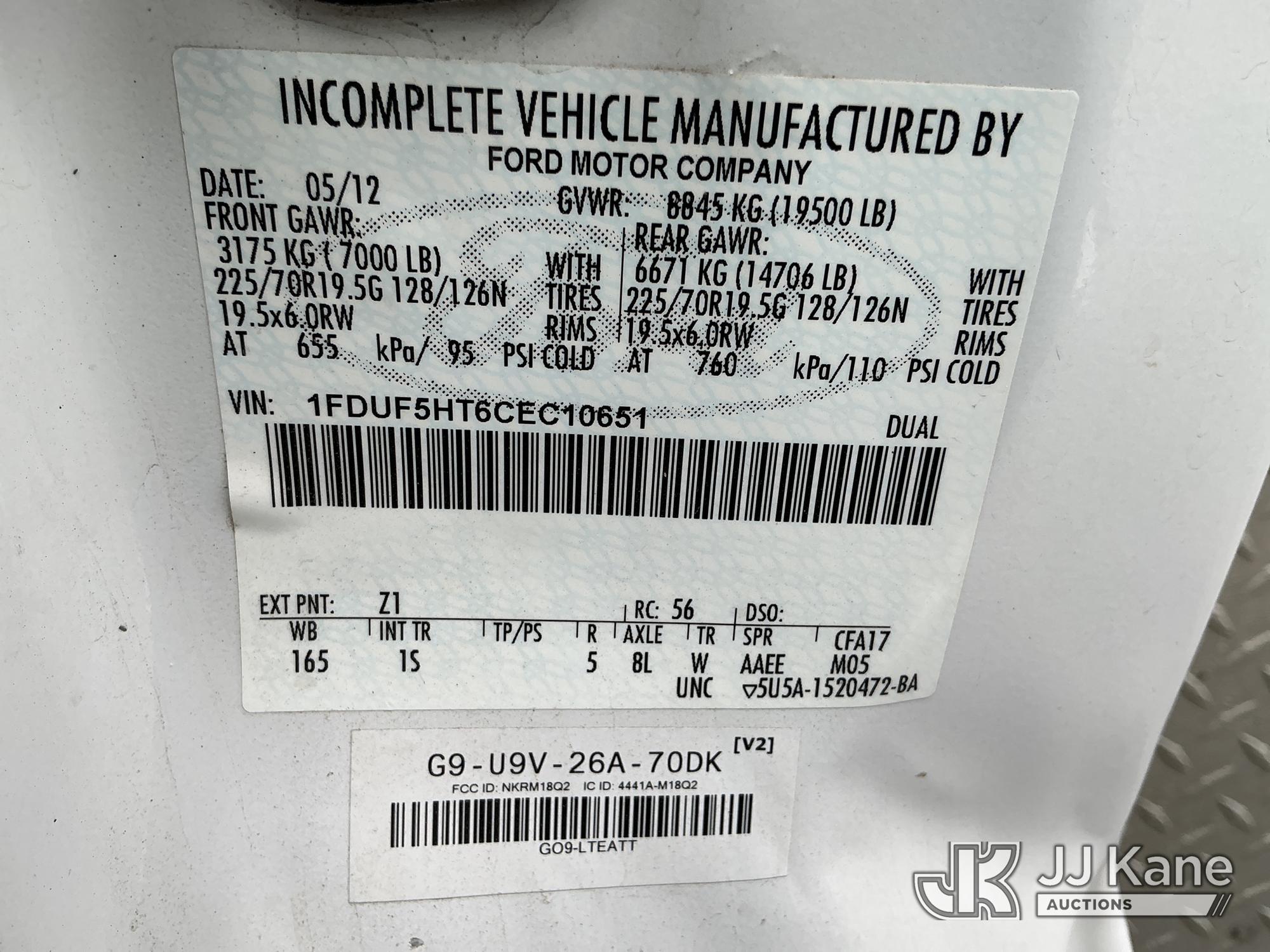 2012 Ford F550 4x4