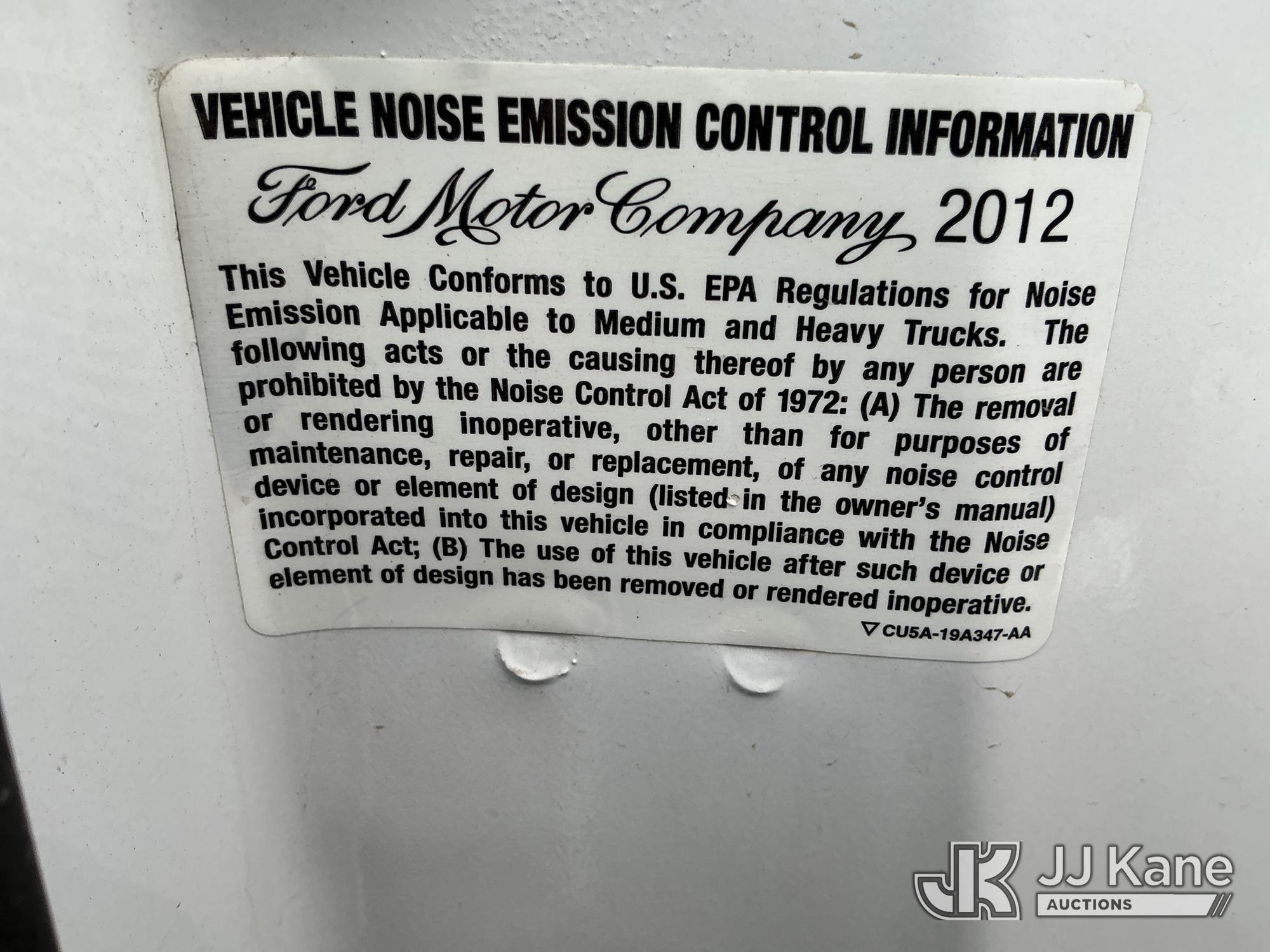 2012 Ford F550 4x4