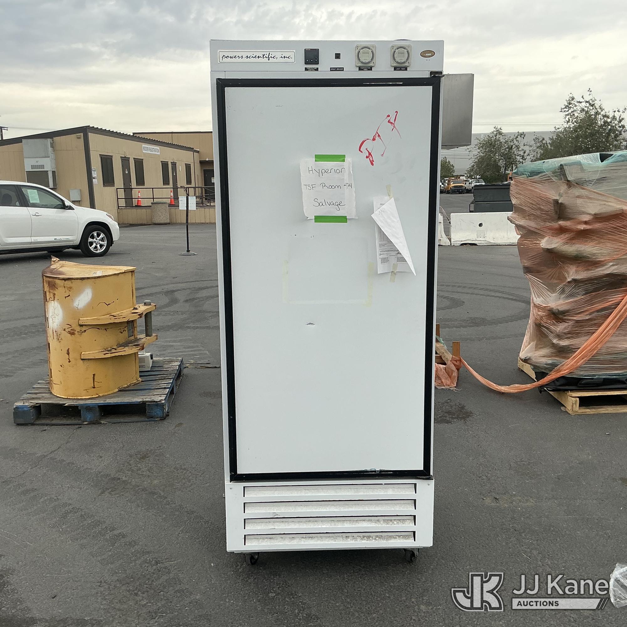 Powers Scientific Stand Alone Incubator Single Door (Used) NOTE: This unit is being sold AS IS/WHERE IS via Timed Auction and is located in Jurupa Valley