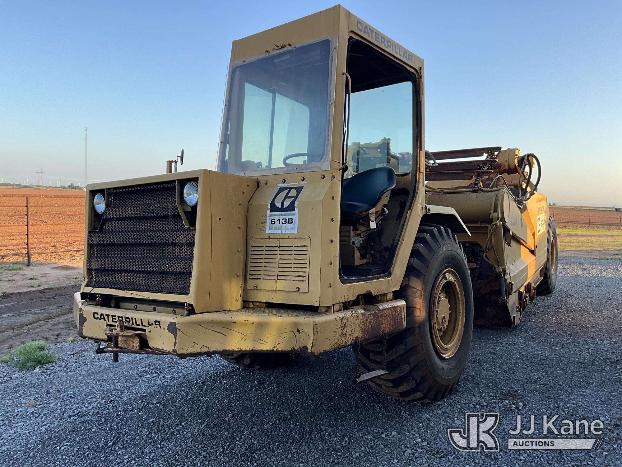 1977 Caterpillar 613B Elevating Motor Scraper