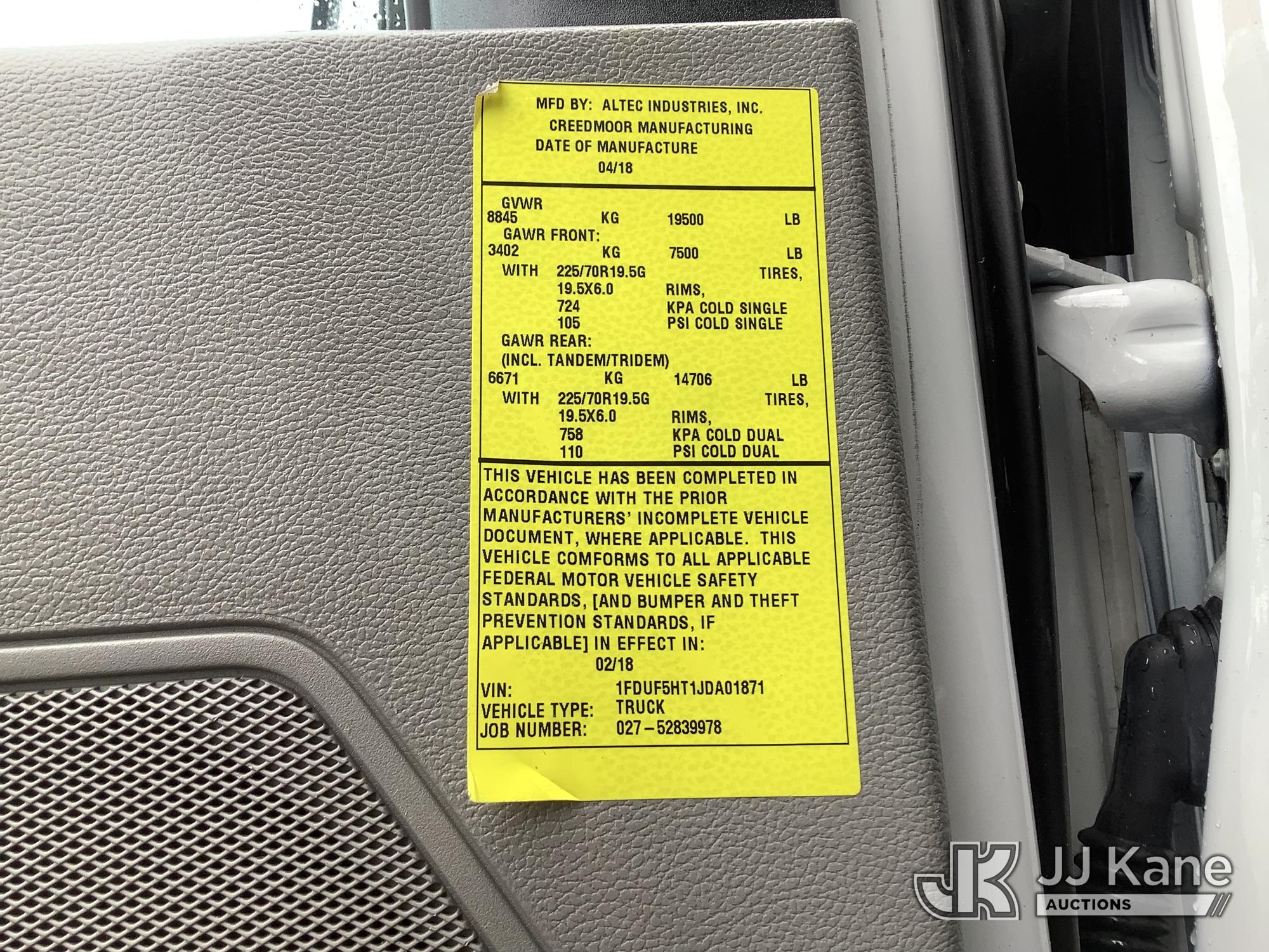 2018 Ford F-550 4X4