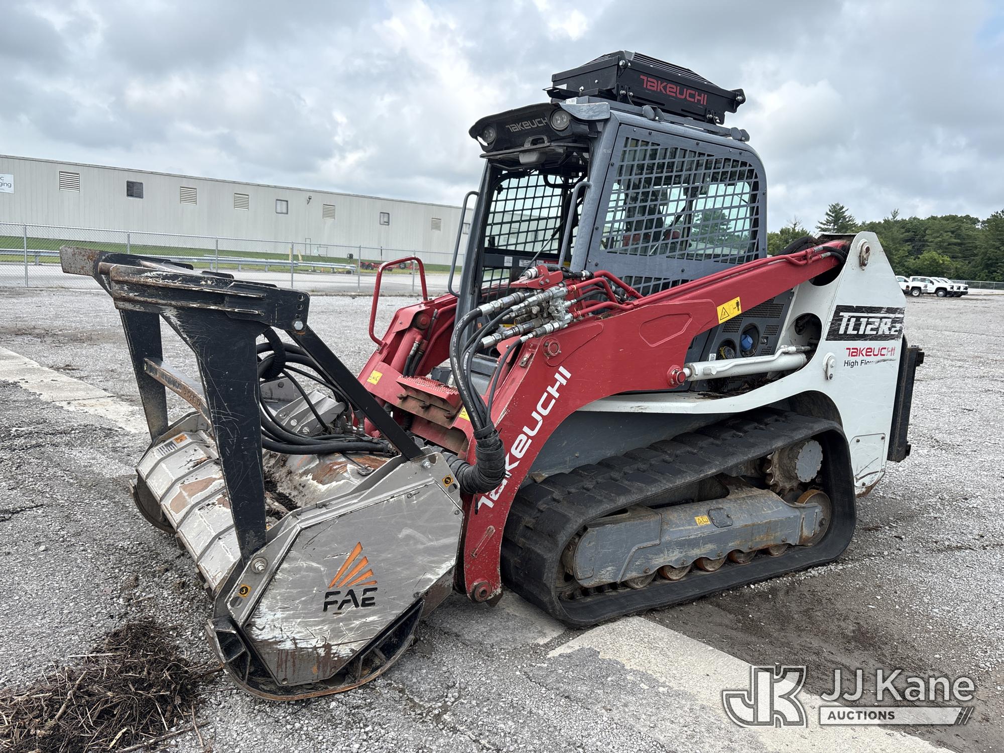 2021 Takeuchi TL12R2 High Flow Crawler Skid Steer Loader, To Be Sold With Lot#t7338 (Equipment and attachment price will be split out on invoice to reflect 80/20, equipment to attachment price ratio for tax purposes)