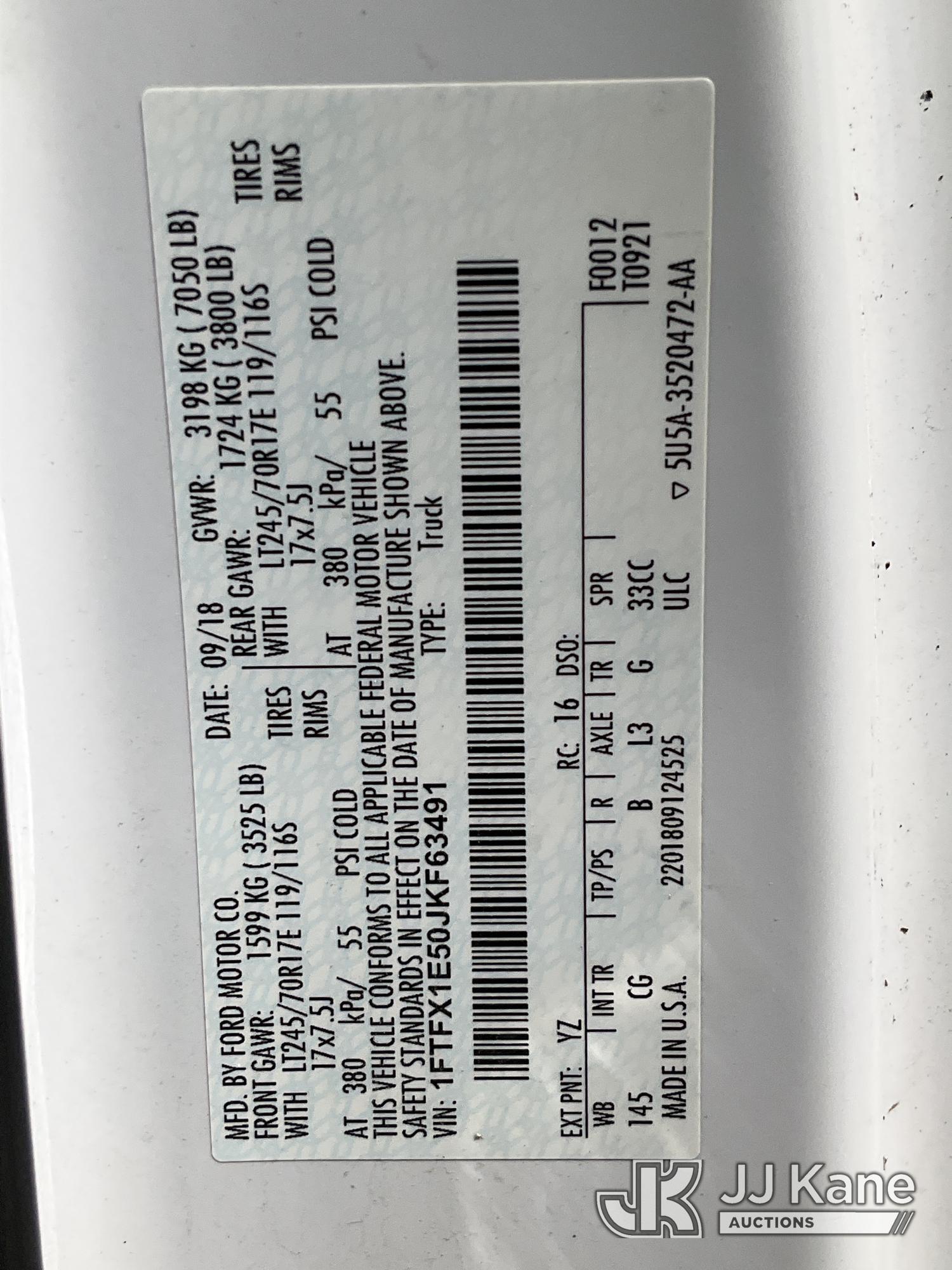 2018 Ford F150 4X4