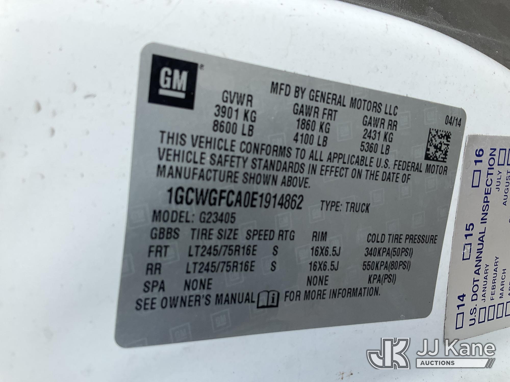 2014 Chevrolet Express G2500